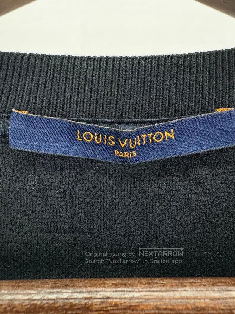Louis Vuitton Louis Vuitton Black dark stripe full print pocket short sl Size US XL / EU 56 / 4 - 6 Thumbnail