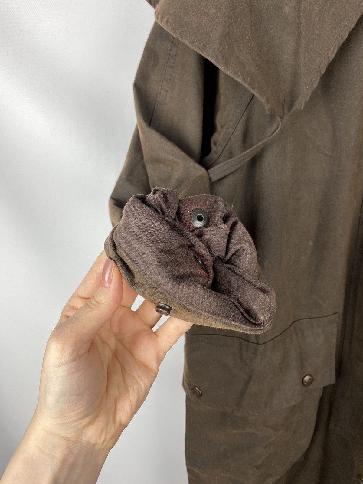 Barbour Driza-Bone vintage wax waxed cotton short weatherall jacket Size US S / EU 44-46 / 1 - 13 Thumbnail