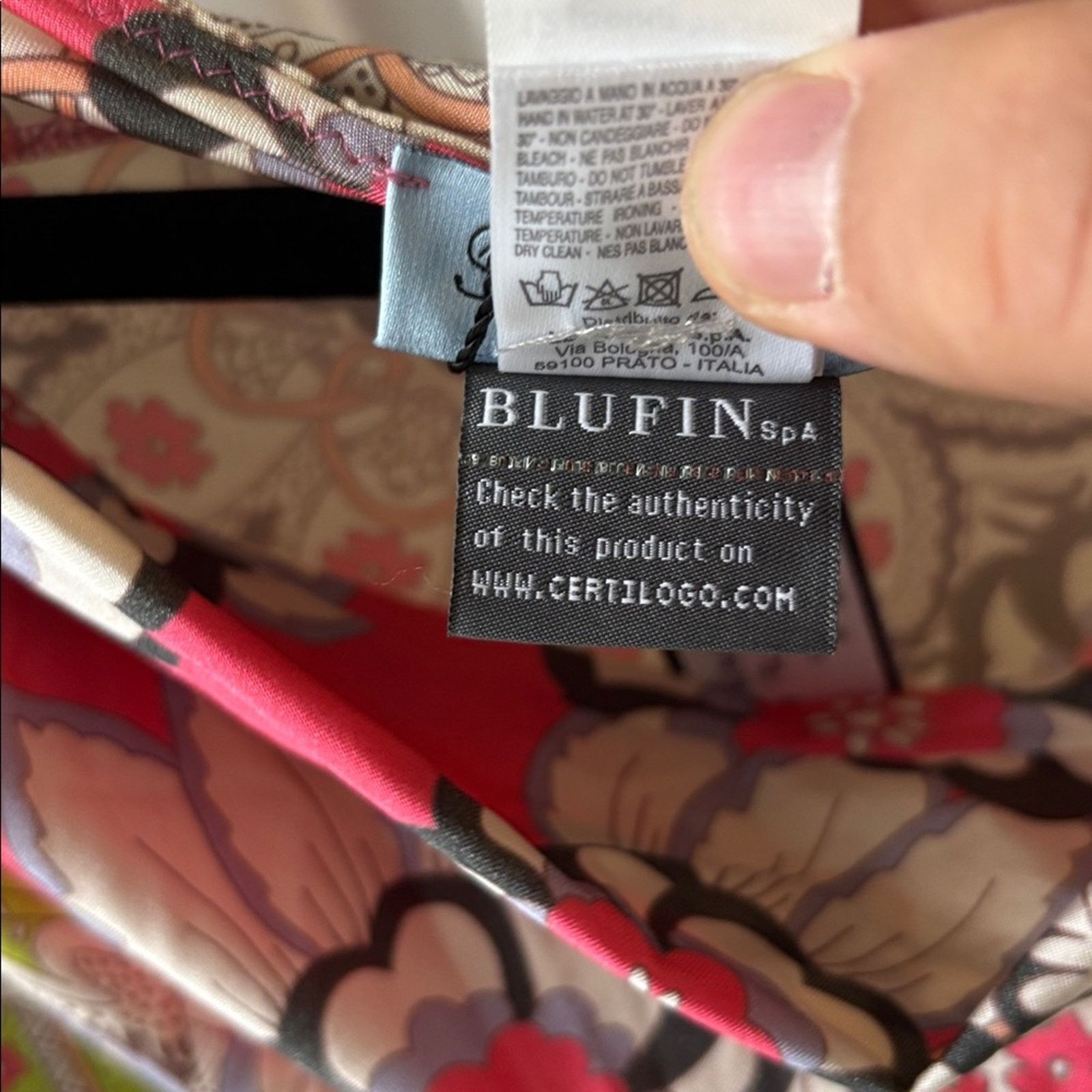 Blumarine NWT Blumarine Pink and Green Floral Dress Women's Size L Size L / US 10 / IT 46 - 13 Thumbnail