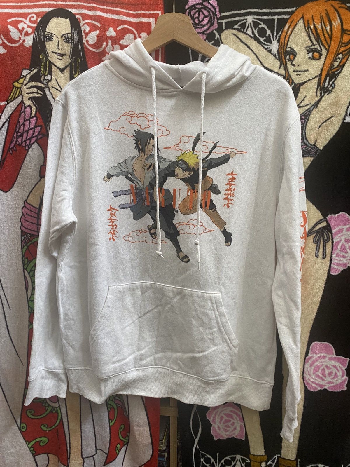 Anime VINTAGE ANIME NARUTO VS SASUKE HODDIE WHITE Size US L / EU 52-54 / 3 - 1 Thumbnail