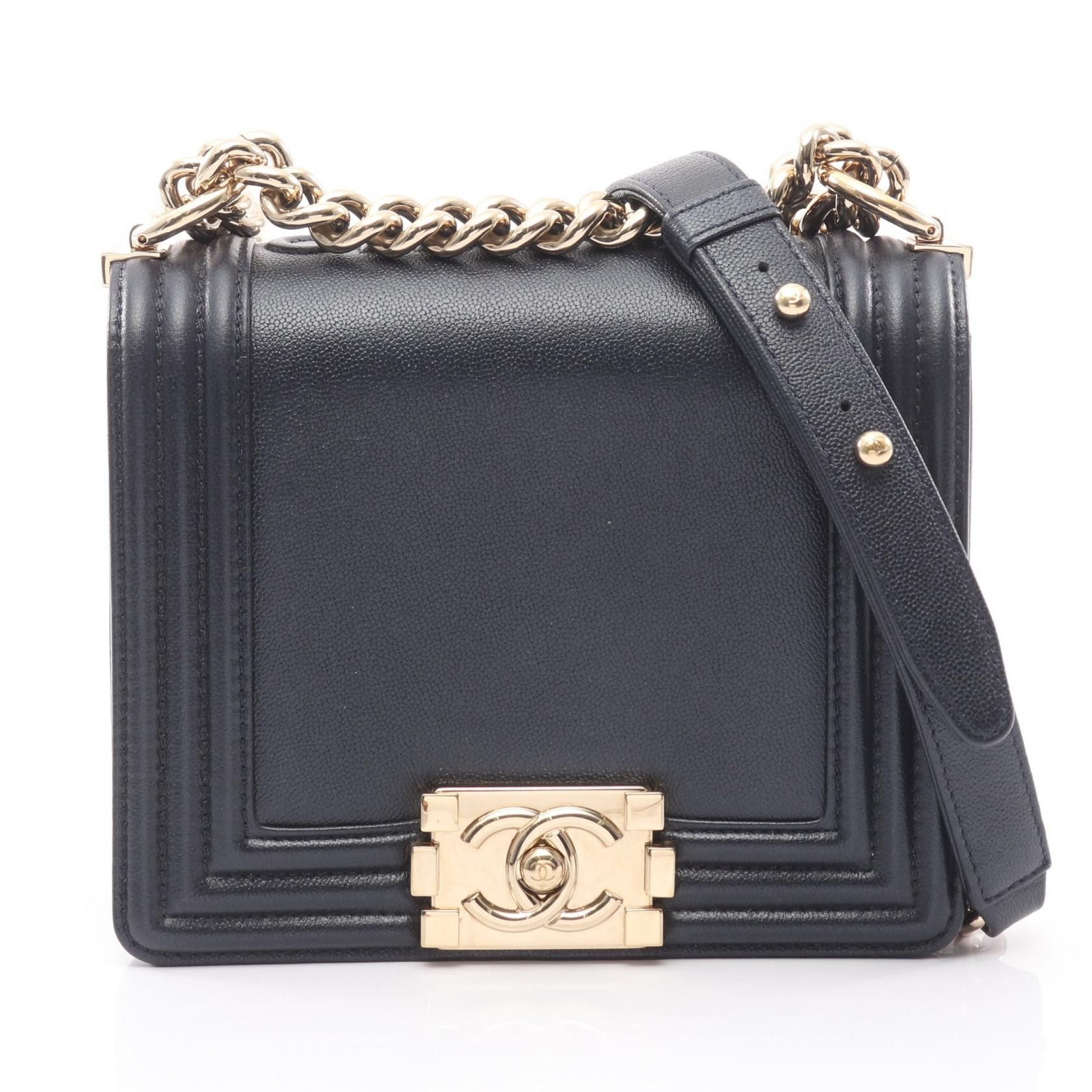 Chanel Chanel Chanel Boy Chanel Leather Shoulder Bag Leather Shoulder Bag AS3018 DUTY FREE for USA Size ONE SIZE - 1 Thumbnail