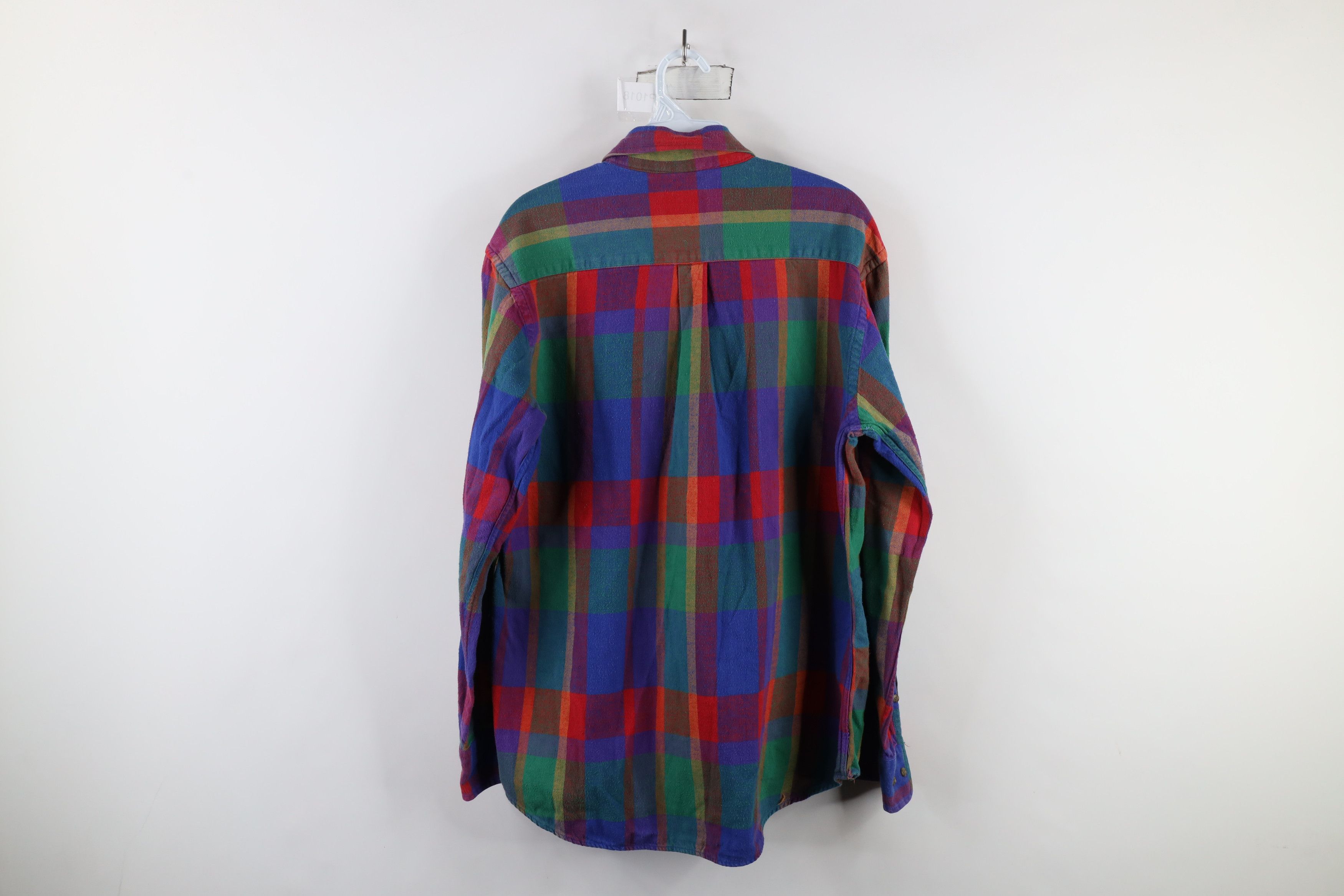Vintage Vintage 90s Streetwear Plaid Flannel Button Down Shirt Size US M / EU 48-50 / 2 - 8 Thumbnail