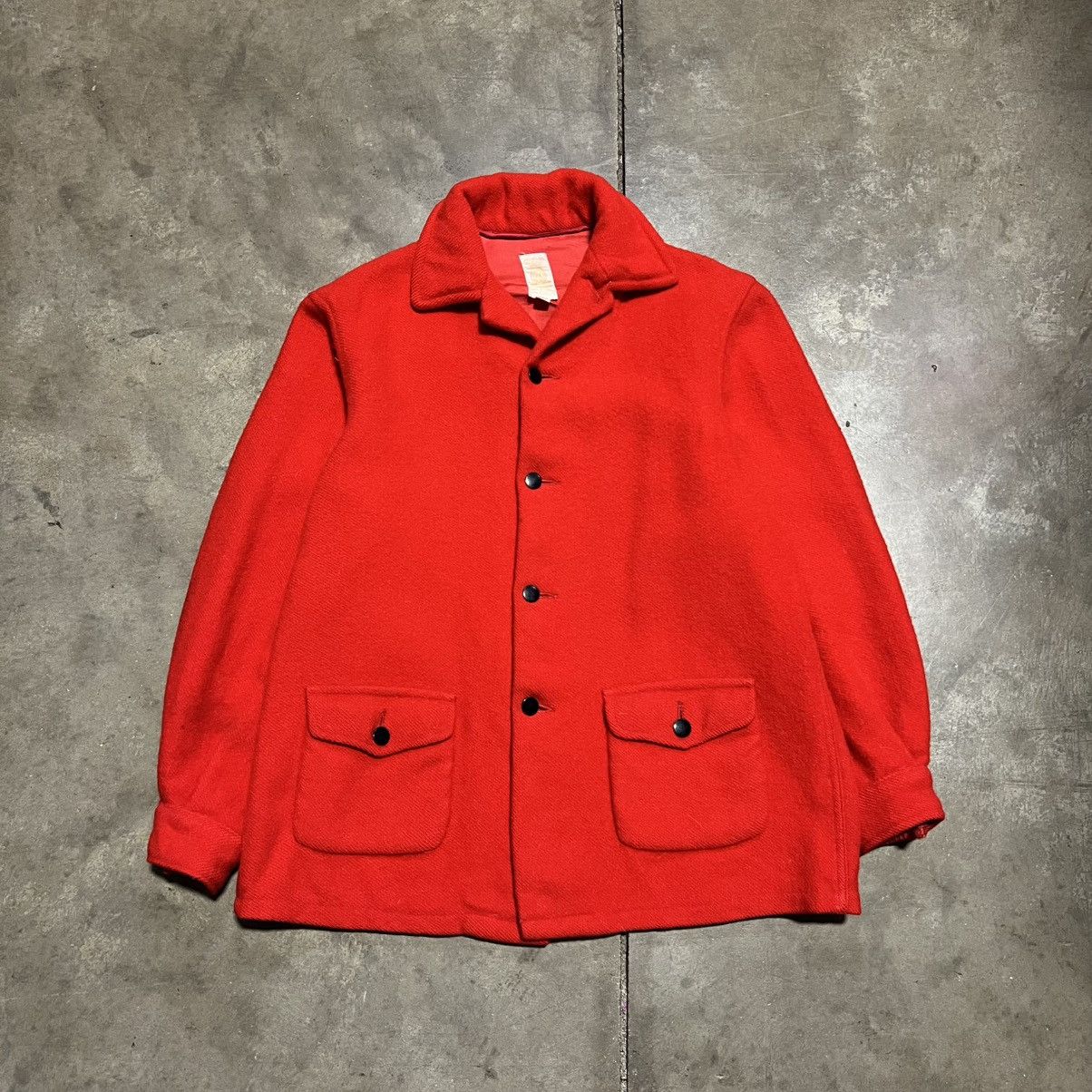 Hudsons Bay Vintage 60s Hudson Bay Mackinaw Blanket Jacket Western Chore Size US XL / EU 56 / 4 - 1 Thumbnail