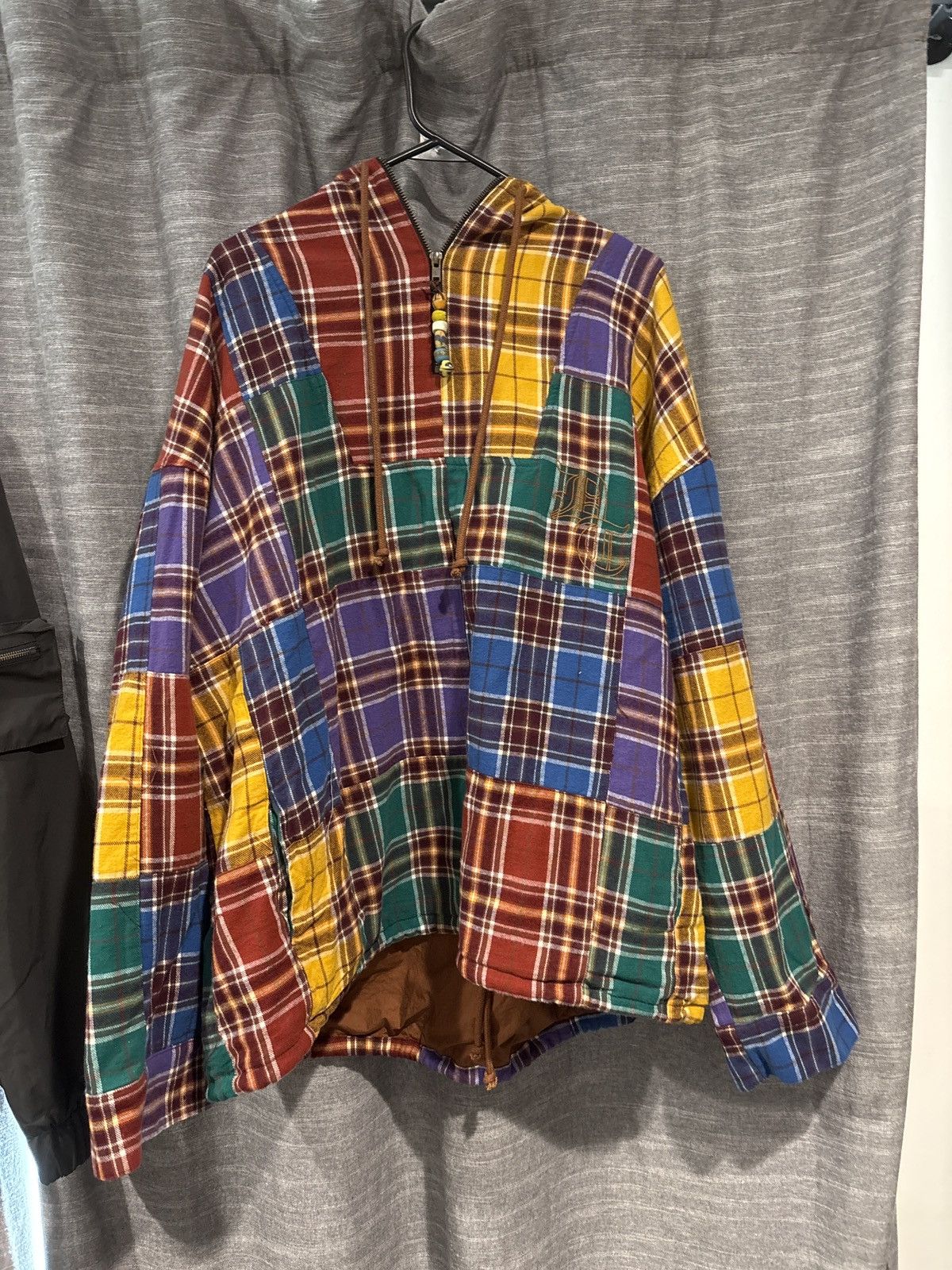 DENIM TEARS Denim Tears MVP plaid patchwork pullover Size US L / EU 52-54 / 3 - 1 Thumbnail