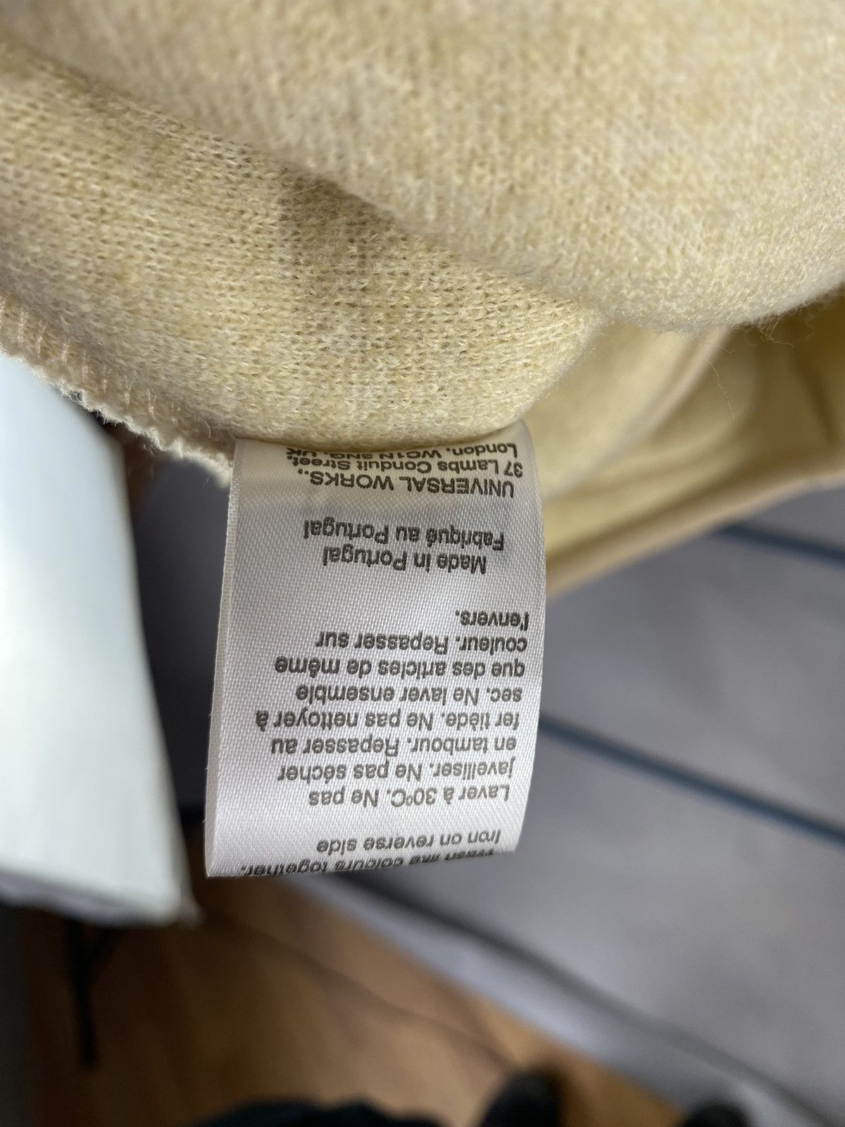 Japanese Brand × Universal Works Universal Works Cream Fleece Vest – Size S Size US S / EU 44-46 / 1 - 8 Thumbnail