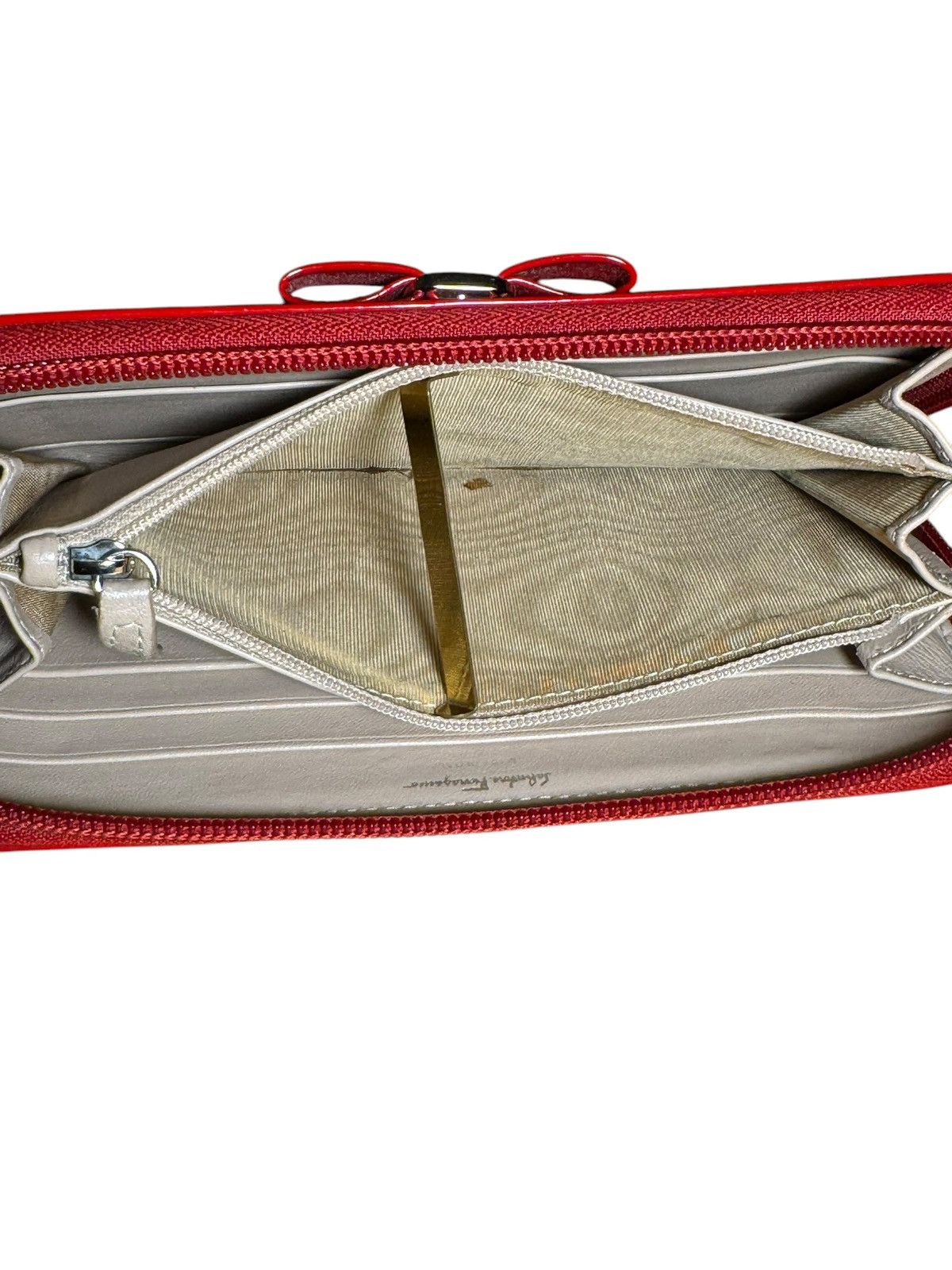 Salvatore Ferragamo Salvatore Ferragamo Ginny Red with Bow new condition Size ONE SIZE - 12 Thumbnail