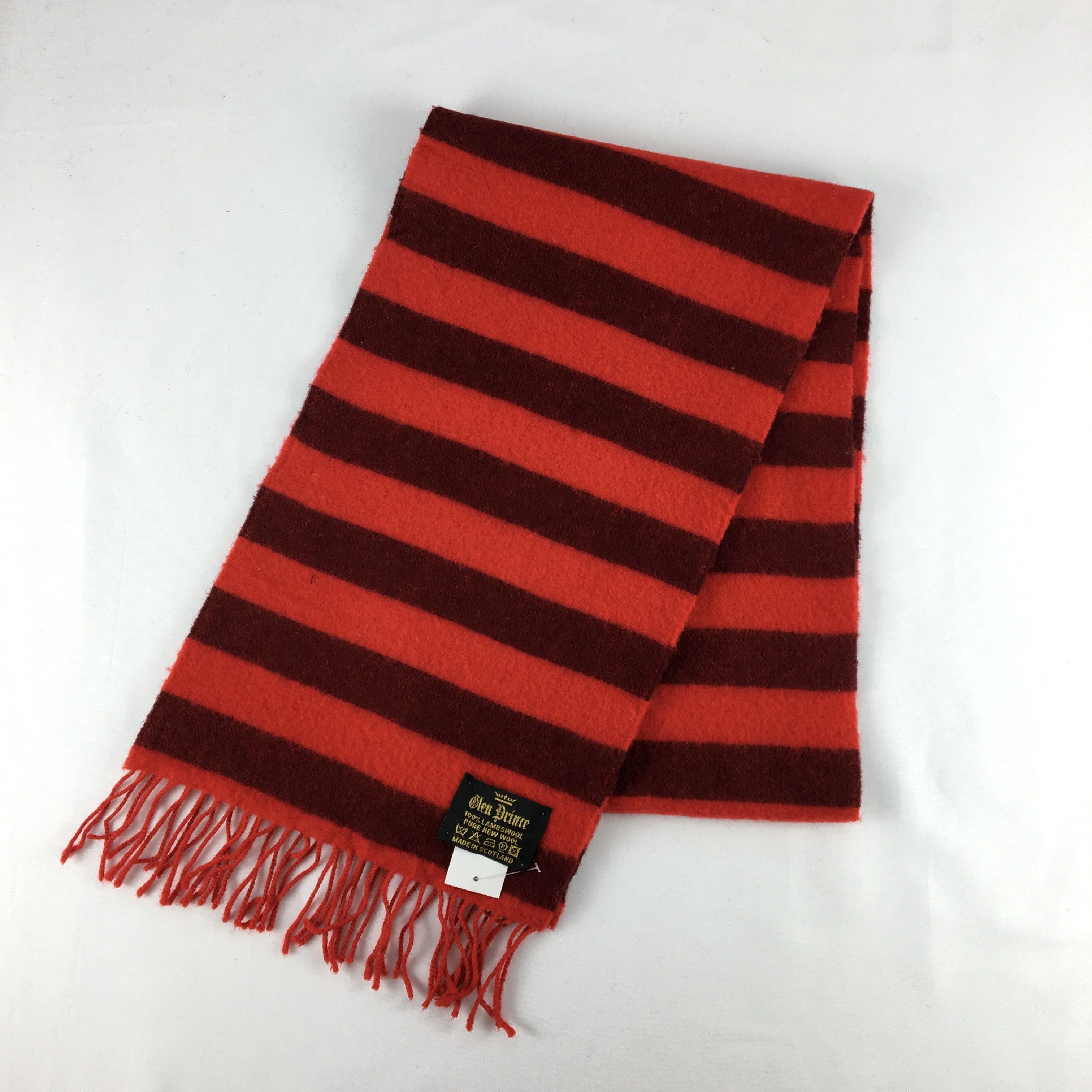 Vintage Vintage Glen Prince Scarf Muffler Wool Cashmere Scarves Size ONE SIZE - 3 Thumbnail