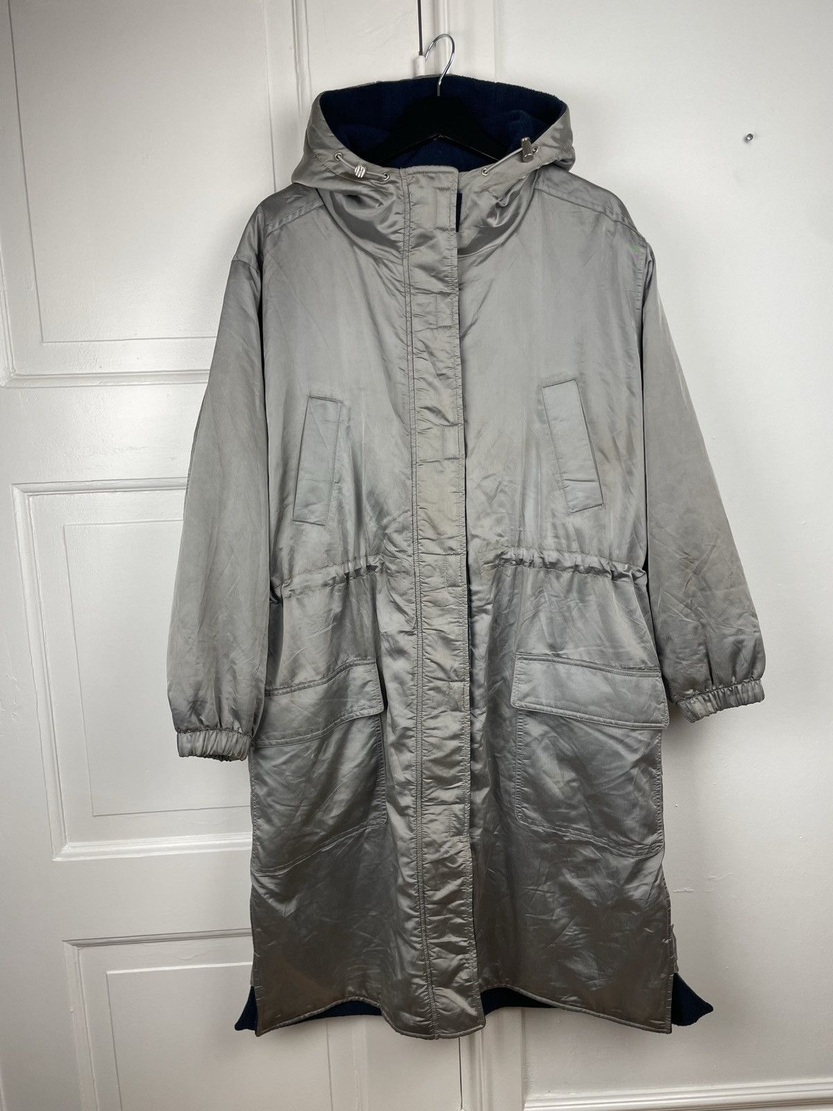 Yves Saint Laurent Yves Saint Laurent jacket parka long bomber nylon outdoor Size US L / EU 52-54 / 3 - 1 Thumbnail