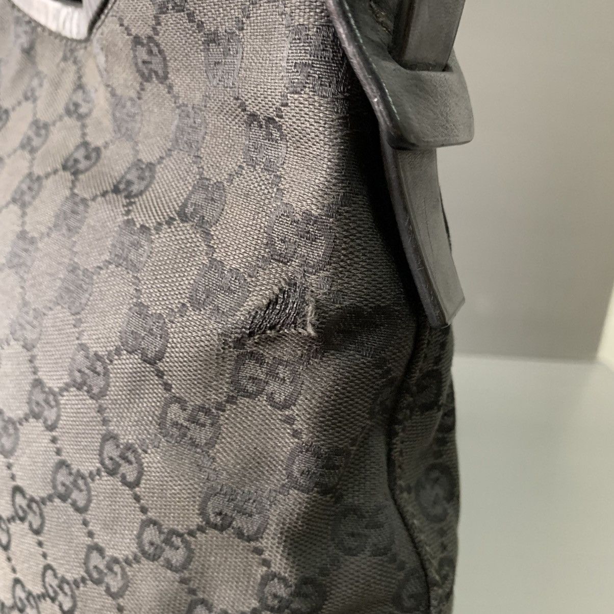 Gucci Gucci Monogram Black Hobo Bag Size ONE SIZE - 5 Thumbnail