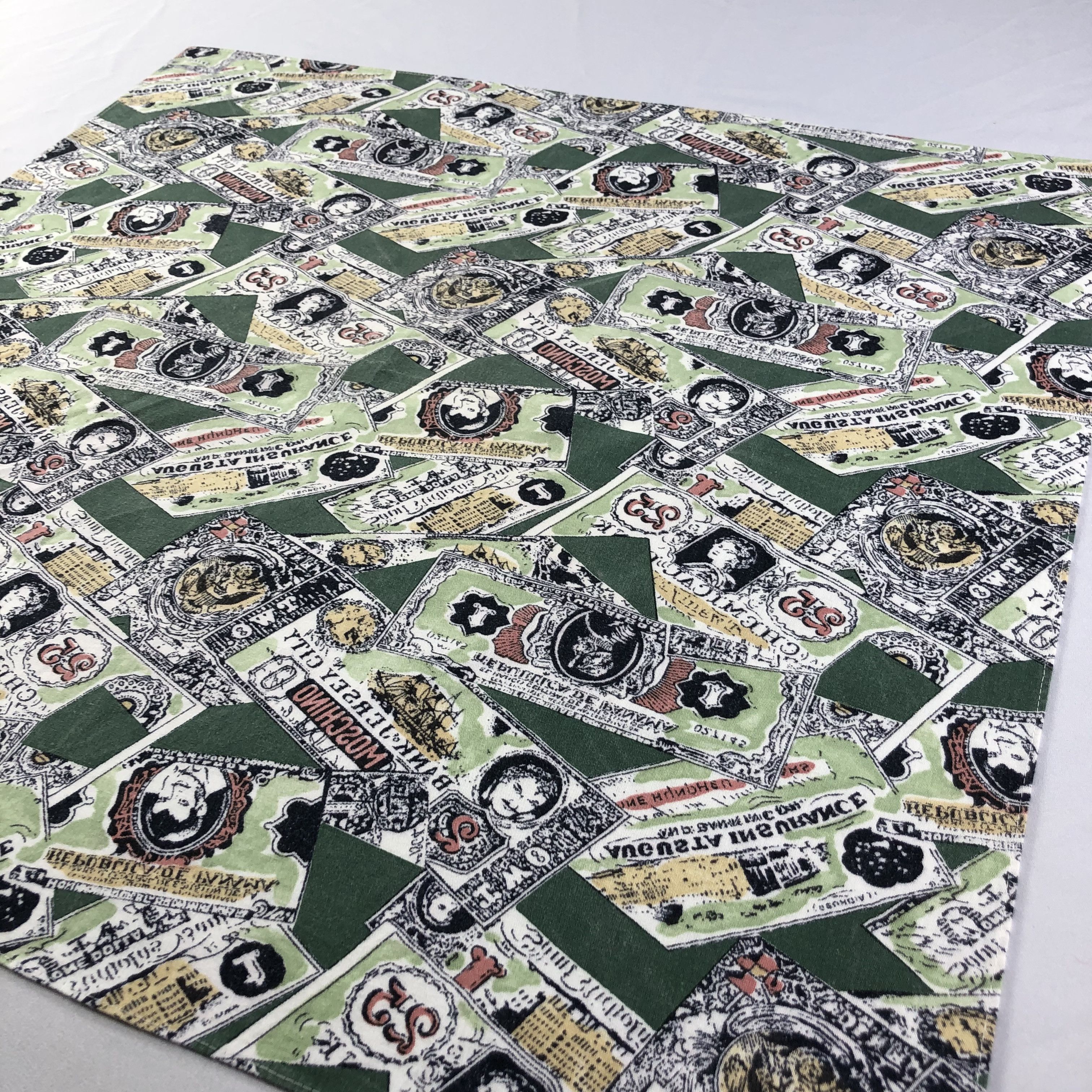Moschino × Vintage Moschino Mirror Image Handkerchief Neckerchief Bandana H1674 Size ONE SIZE - 3 Thumbnail