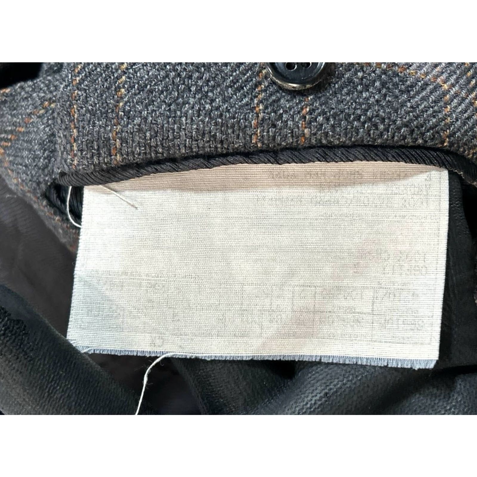 Ermenegildo Zegna Ermenegildo Zegna Blazer Sports Coat Mens 42 Gray Wool Cashmere 2 Piece Tweed Double-Vented Notch Lapel Plaid Regular Single-Breasted Two-Button Size 42R - 6 Thumbnail