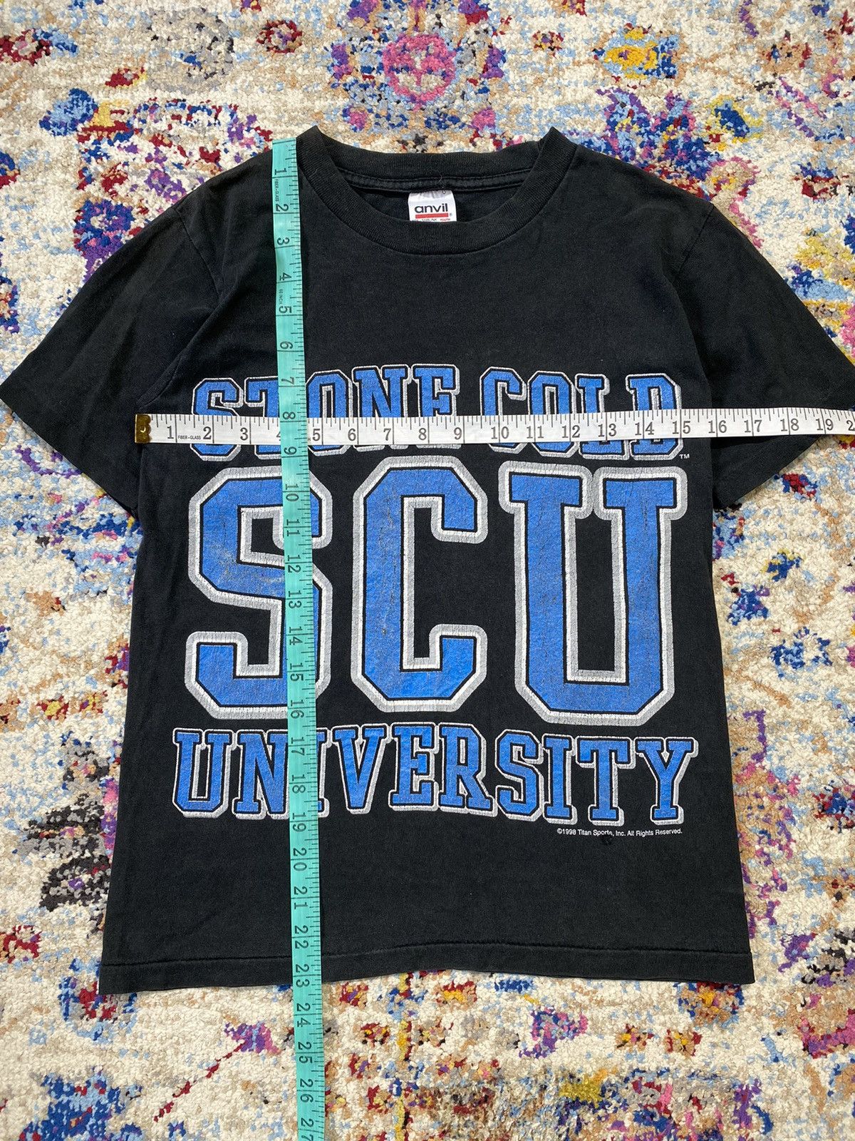 WWF 1998 WWF Stone Cold Steve Austin University Youth size Tees Size US XS / EU 42 / 0 - 13 Thumbnail