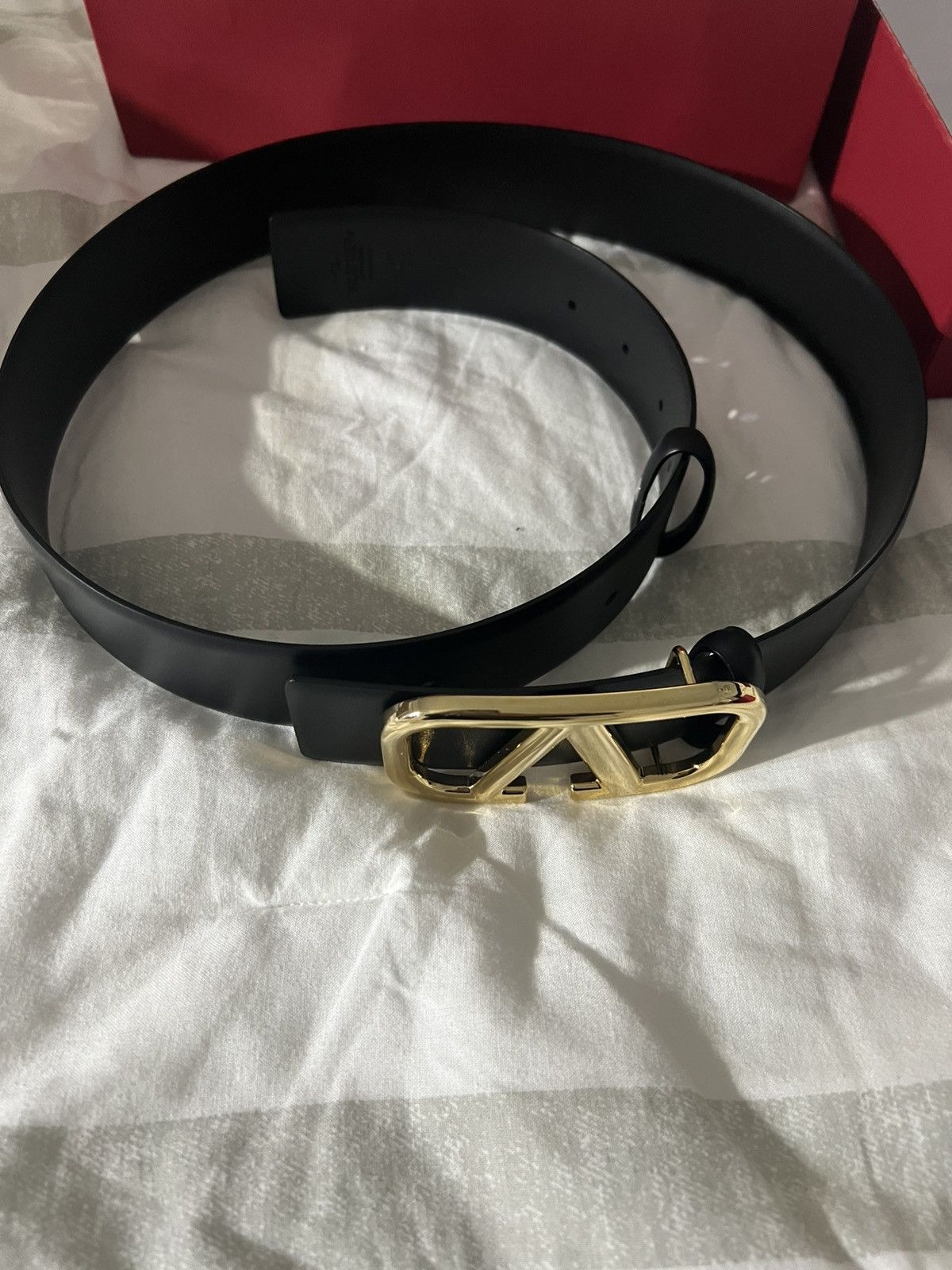 Valentino Valentino garavani black belt Size ONE SIZE - 6 Thumbnail