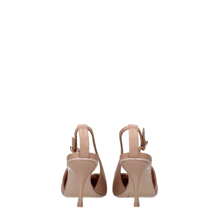 Max Mara ob1o1e1124 Leather Sandals in Pink Size US 7.5 / IT 37.5 - 5 Thumbnail