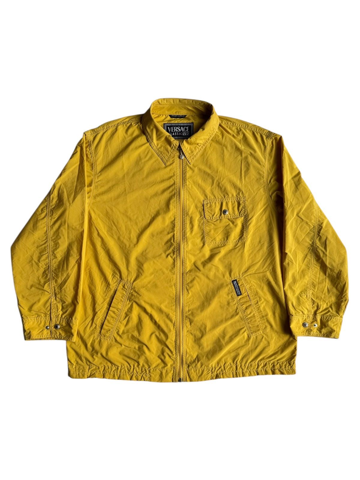 Versace VERY RARE VINTAGE JACKET VERSACE CLASSIC V2 WINDBREAKER Size US M / EU 48-50 / 2 - 1 Thumbnail