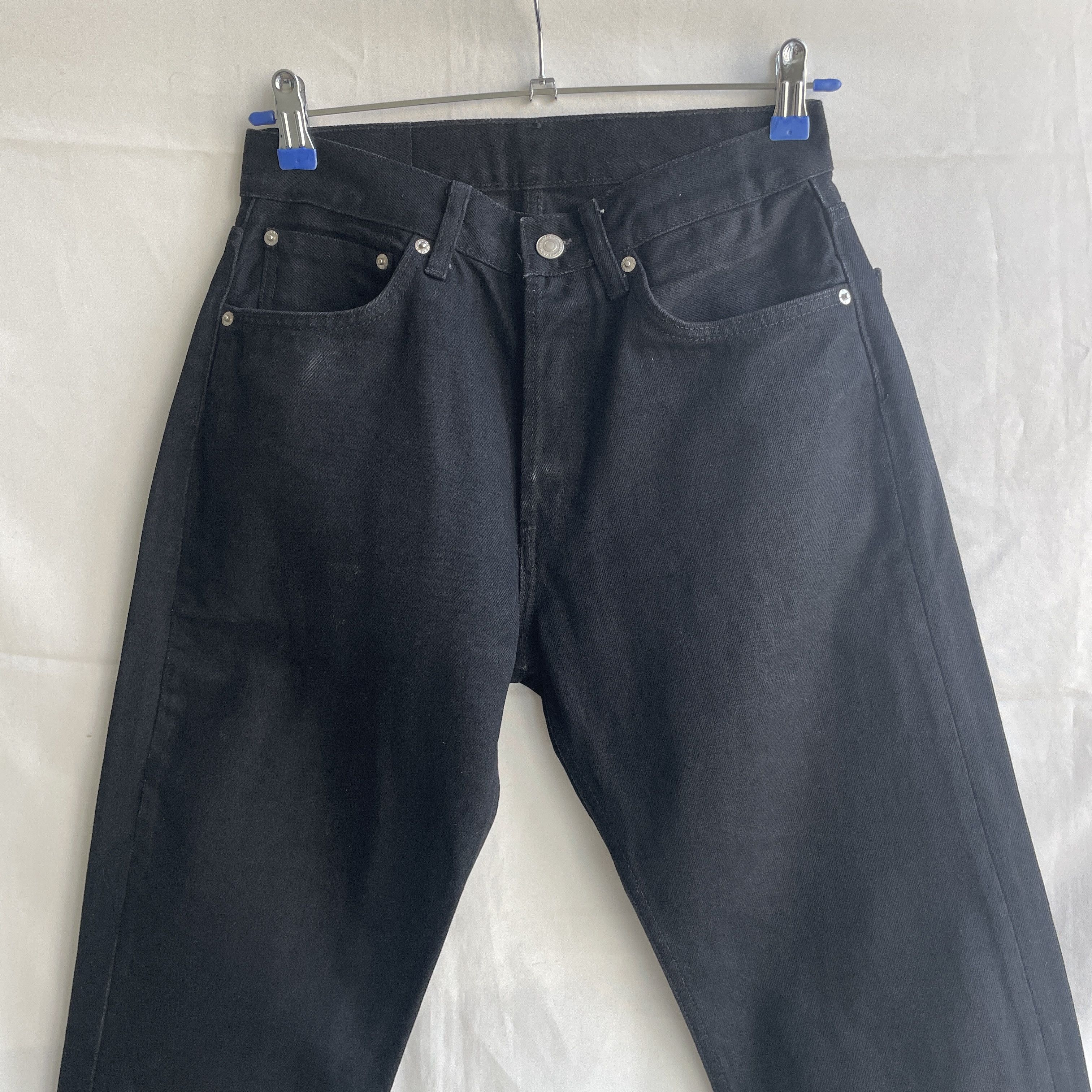 Sandro Sandro Heavy Black Regular Fit Ankle Lenght Denim Size 27 Size US 27 - 3 Thumbnail