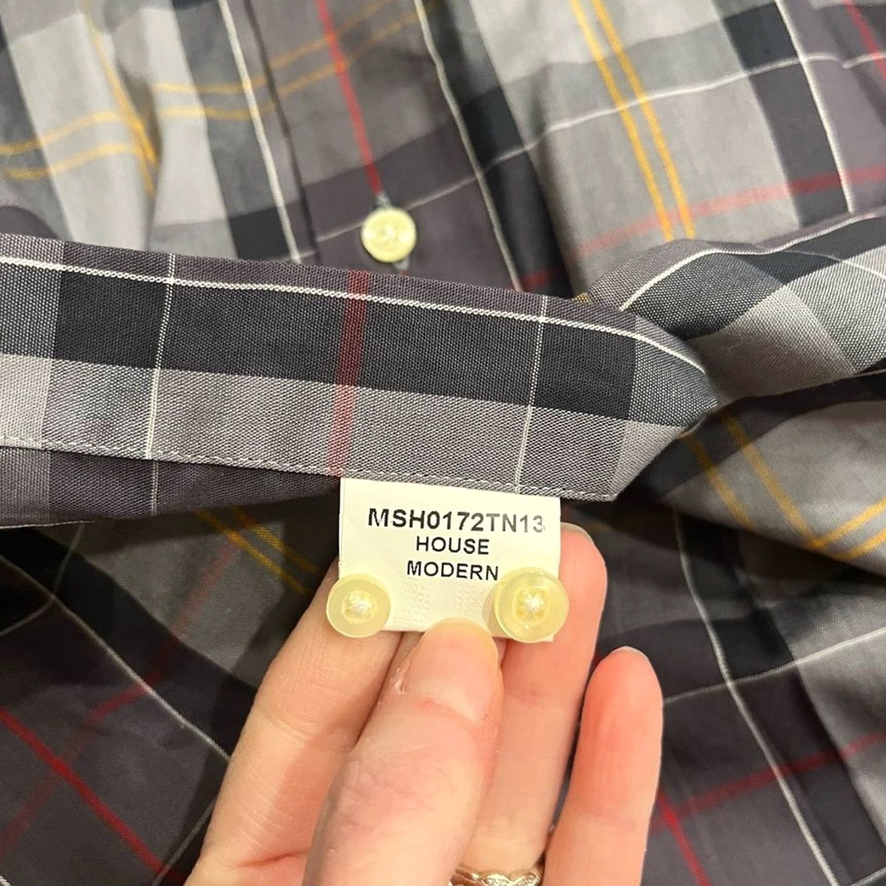Barbour VINTAGE? Barbour Button-Down Shirt? Size US XXL / EU 58 / 5 - 7 Thumbnail