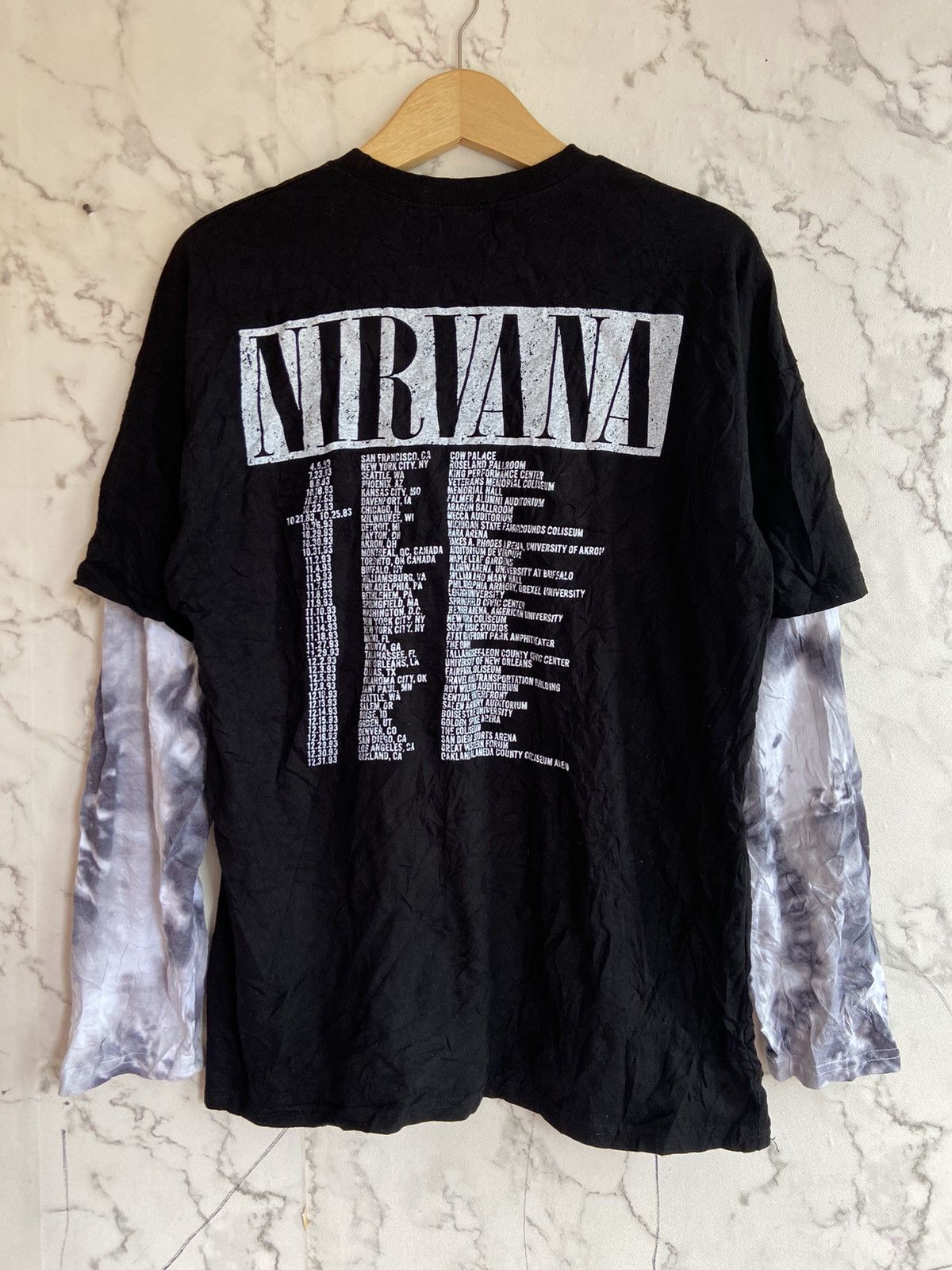 Nirvana × Vintage NIRVANA IN UTERO Y2K 1993 TOUR JAPAN MADE LONGSLEEVE RARE Size US L / EU 52-54 / 3 - 5 Thumbnail
