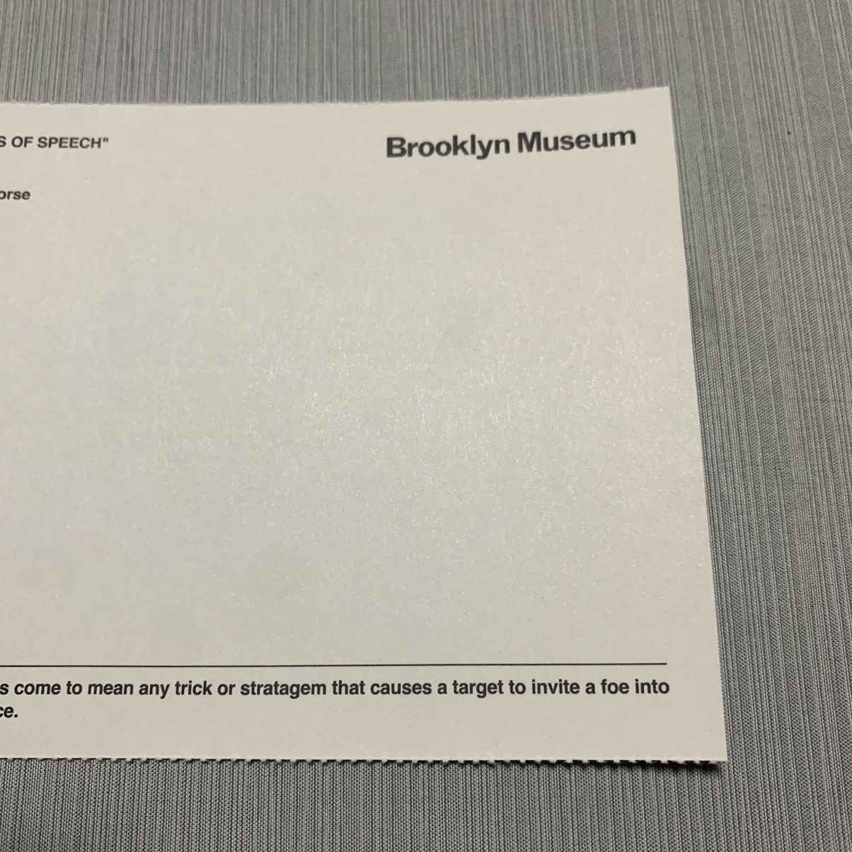 Virgil Abloh Virgil Abloh Postcard “Home” Size ONE SIZE - 8 Thumbnail