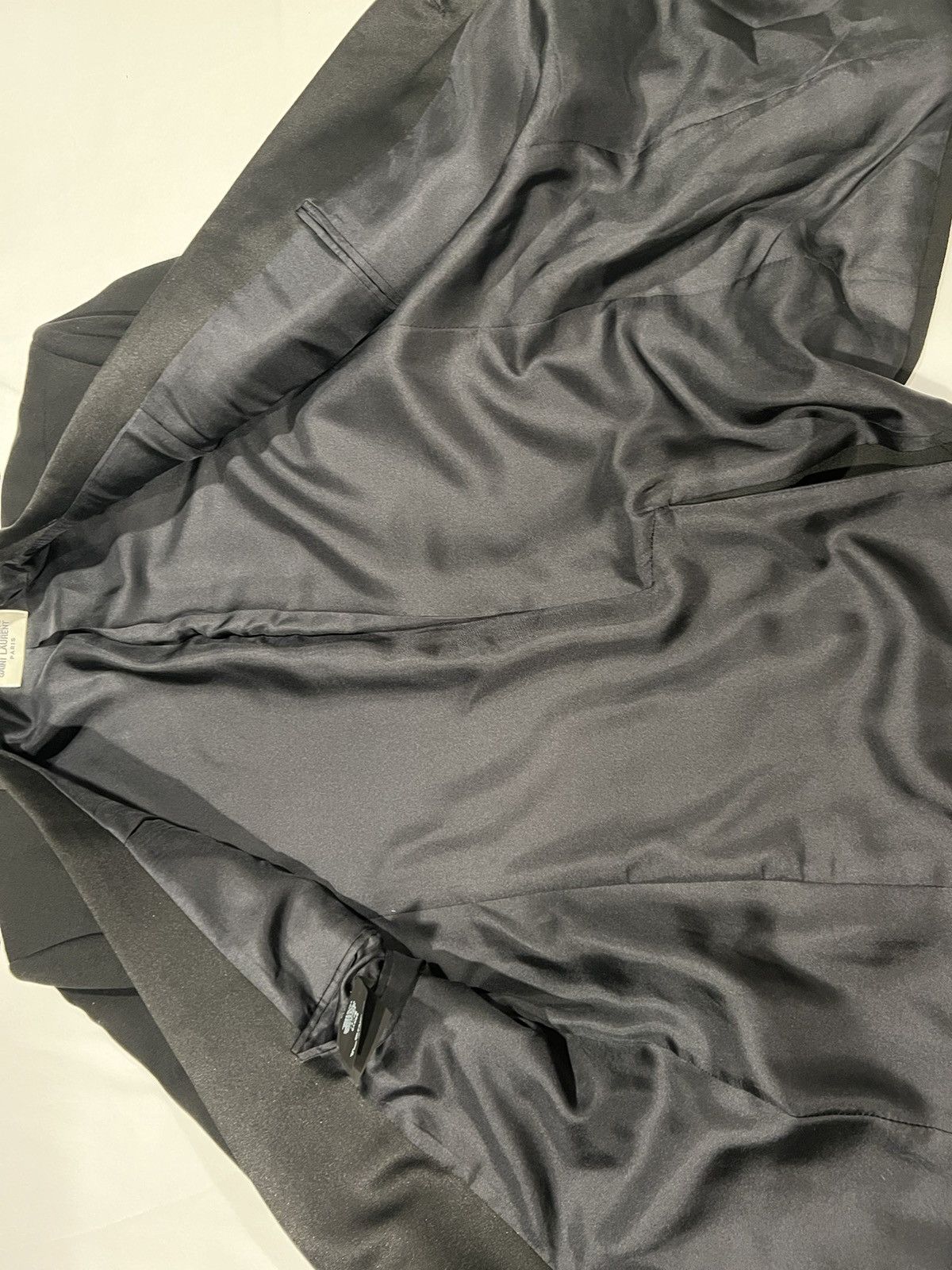 Saint Laurent Paris Saint Laurent Le Smoking Hedi Slimane Blazer. 52/42 $2890 Size 42R - 10 Thumbnail