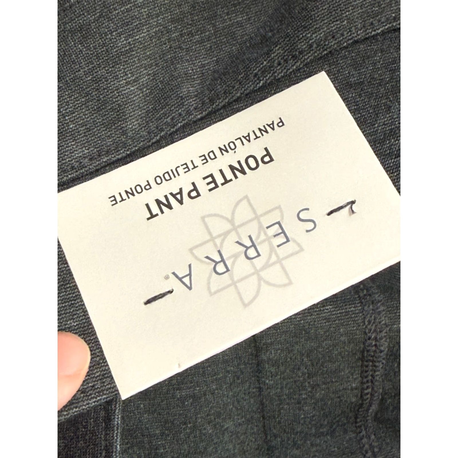 Vintage SERRA Pants, Women's XL Gray, Pull On, Ankle, Flat Front, Ponte Pant NWT Size 40" / US 18 - 7 Thumbnail