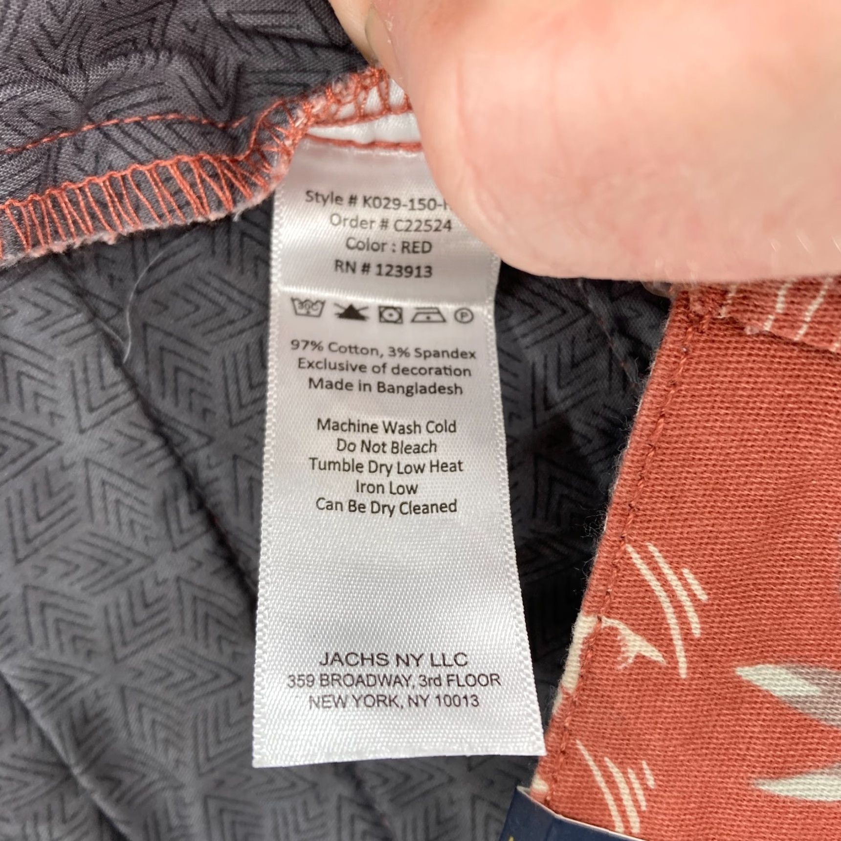 Vintage JACHS New York Bleecker Short Mens 32 Red Hawaiian Pineapple Vacation Travel NWT Size US 32 / EU 48 - 6 Thumbnail