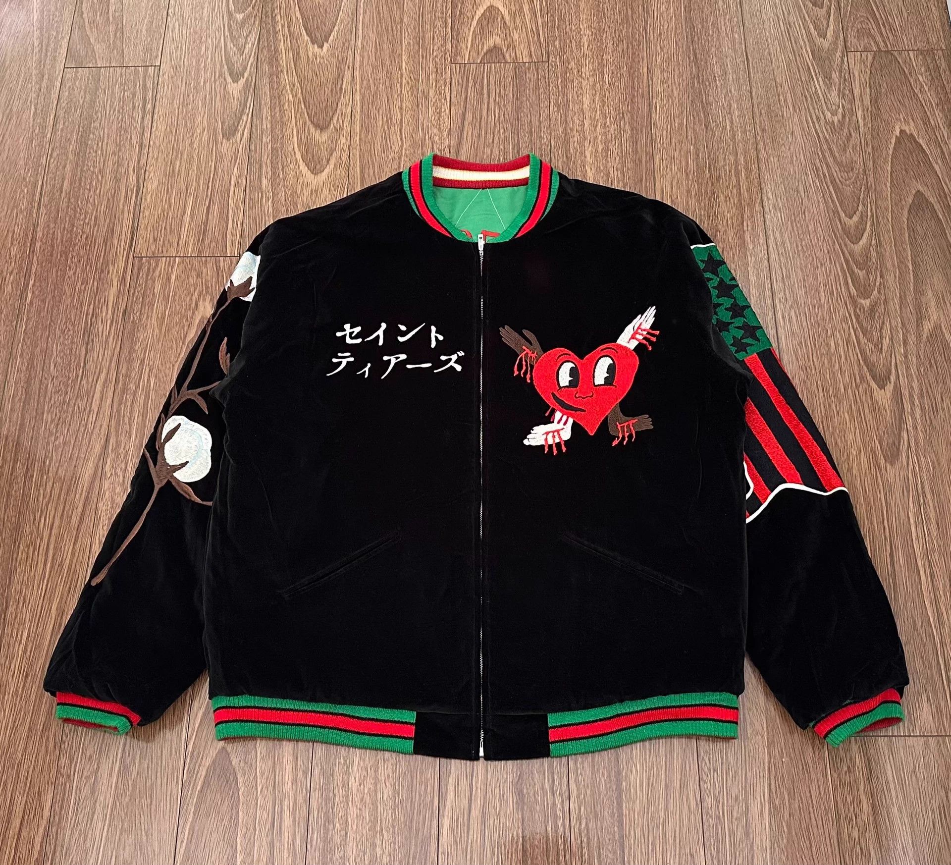 Saint Michael SAINT MICHAEL × DENIM TEARS 22SS Reversible Sukajan 99 New Size US XL / EU 56 / 4 - 3 Thumbnail