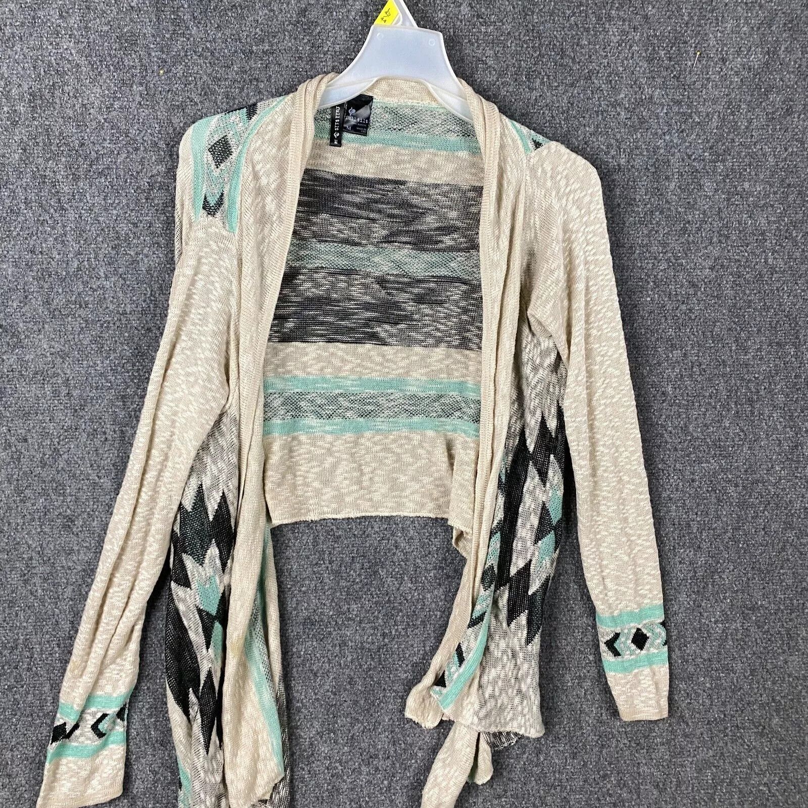 Other Full Tilt Cardigan Women's Medium Aztec Sweater 100% Acrylic Size M / US 6-8 / IT 42-44 - 1 Thumbnail