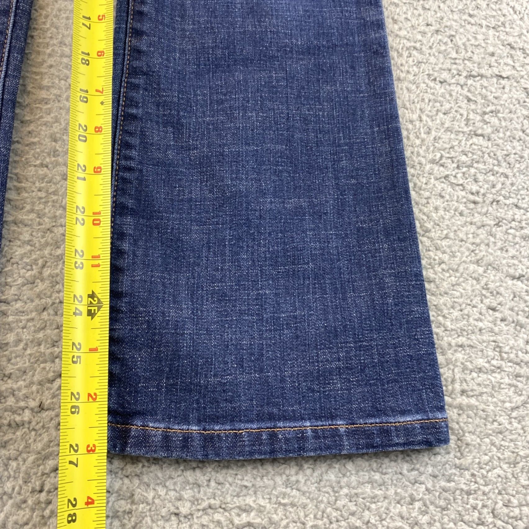 Lee Lucky Brand Jeans Womens Jeans Skinny Blue 2/26 Premium Denim 2 Regular Cotton Blend 5-Pocket Retro 90s 80s Belt Loops Womens Size 26" / US 2 / IT 38 - 7 Thumbnail