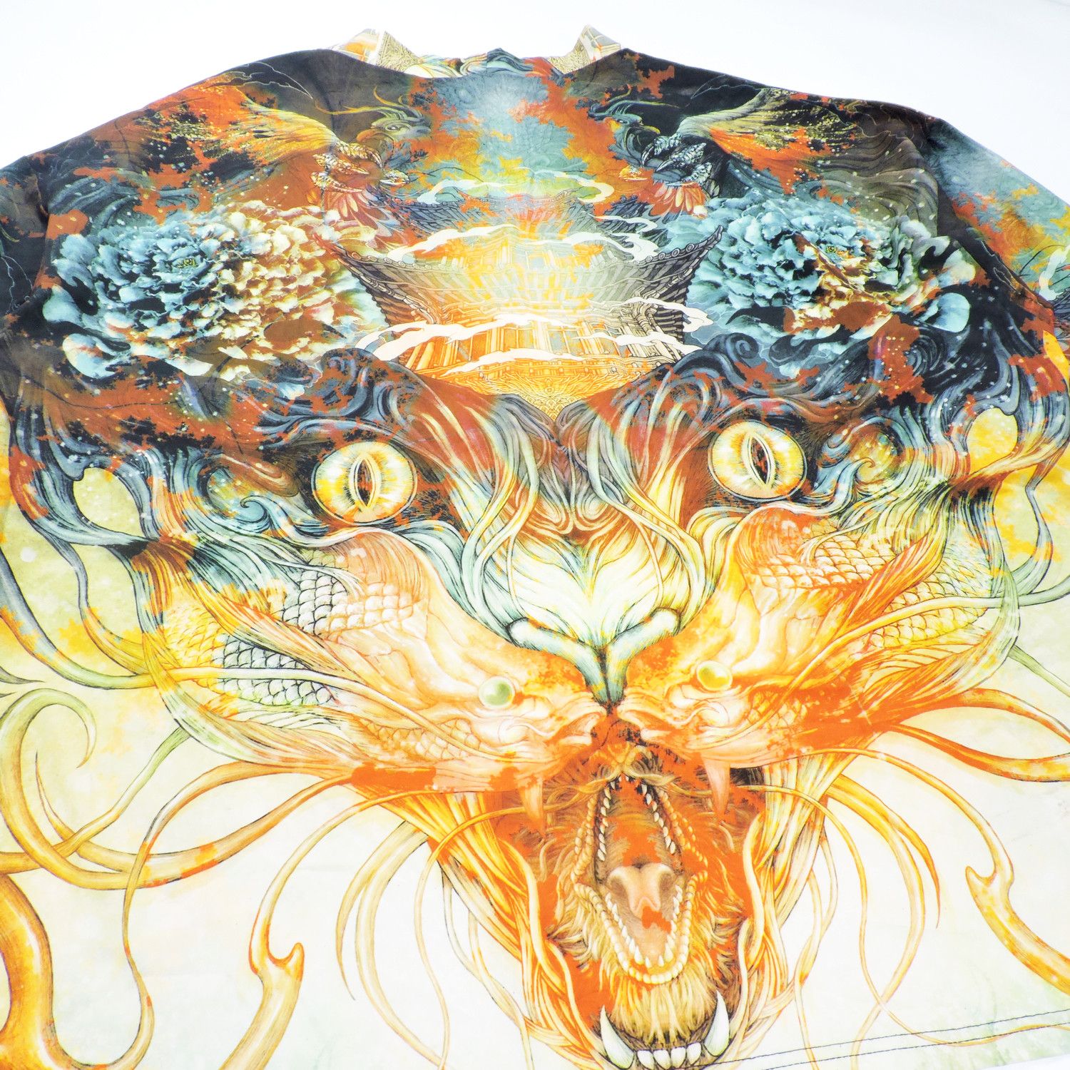 Japanese Brand TRADITIONAL JAPANESE DRAGON SPIRIT KIMONO CARDIGAN SHIRT Size US XL / EU 56 / 4 - 11 Thumbnail