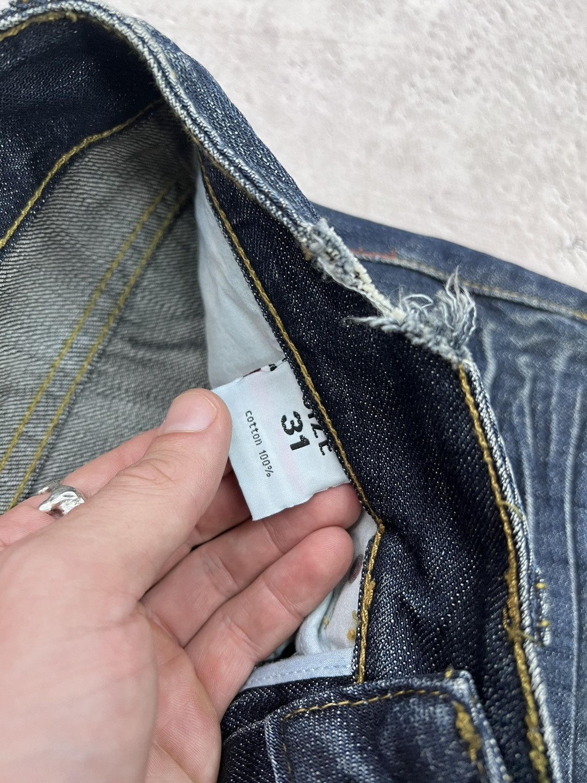 Hysteric Glamour Vintage Rick Owens Carti Opium Style FLARED Jeans 90s Size US 31 - 7 Thumbnail