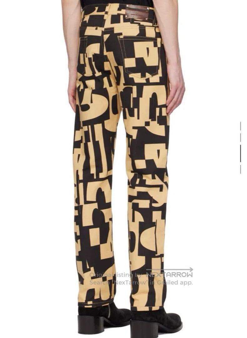 Dries Van Noten Dries Van Noten Yellow printed jeans Size US 30 / EU 46 - 2 Thumbnail