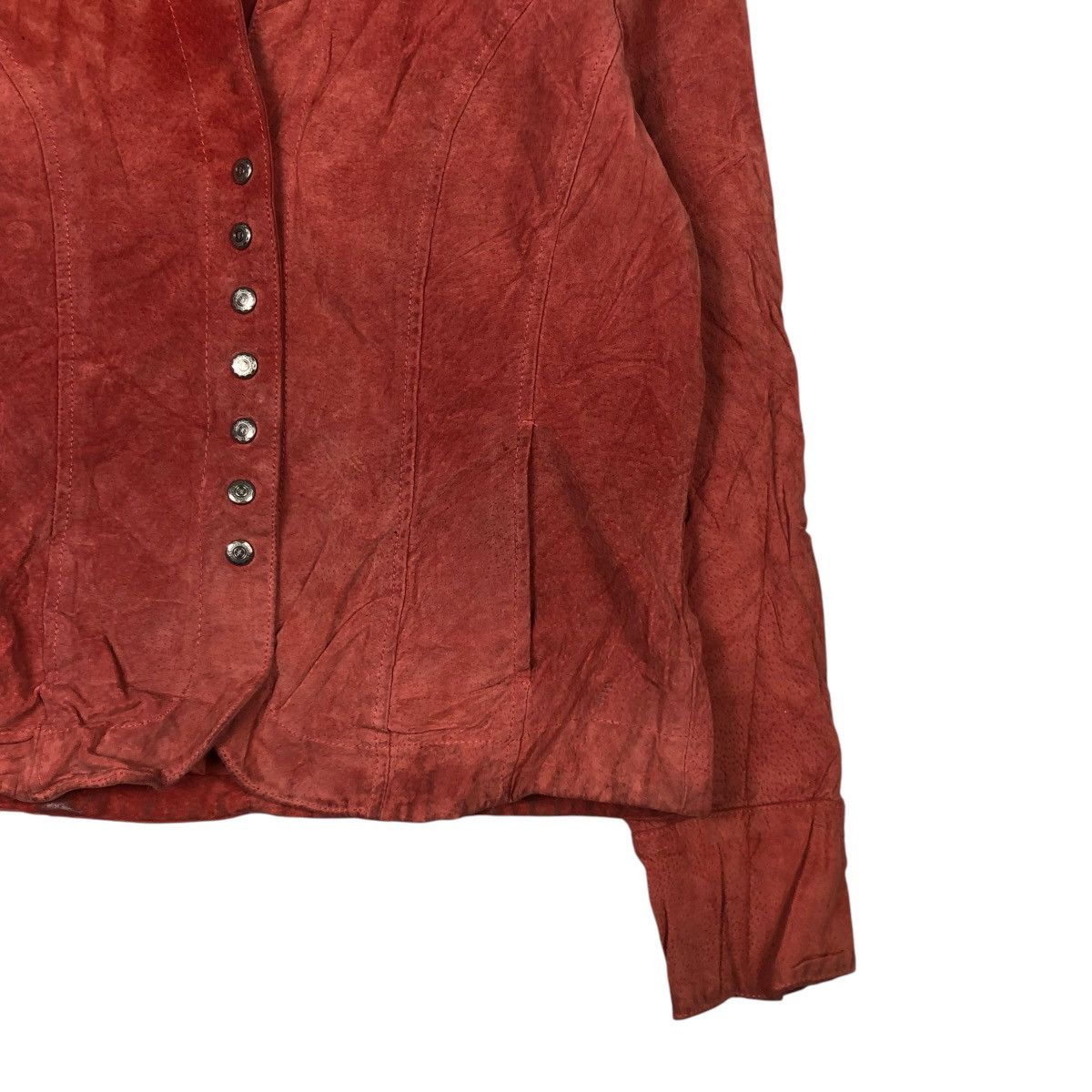 Japanese Brand 🔥VINTAGE CROPPED LEATHER JACKET CHRISTOPHER & BANKS Size S / US 4 / IT 40 - 5 Thumbnail