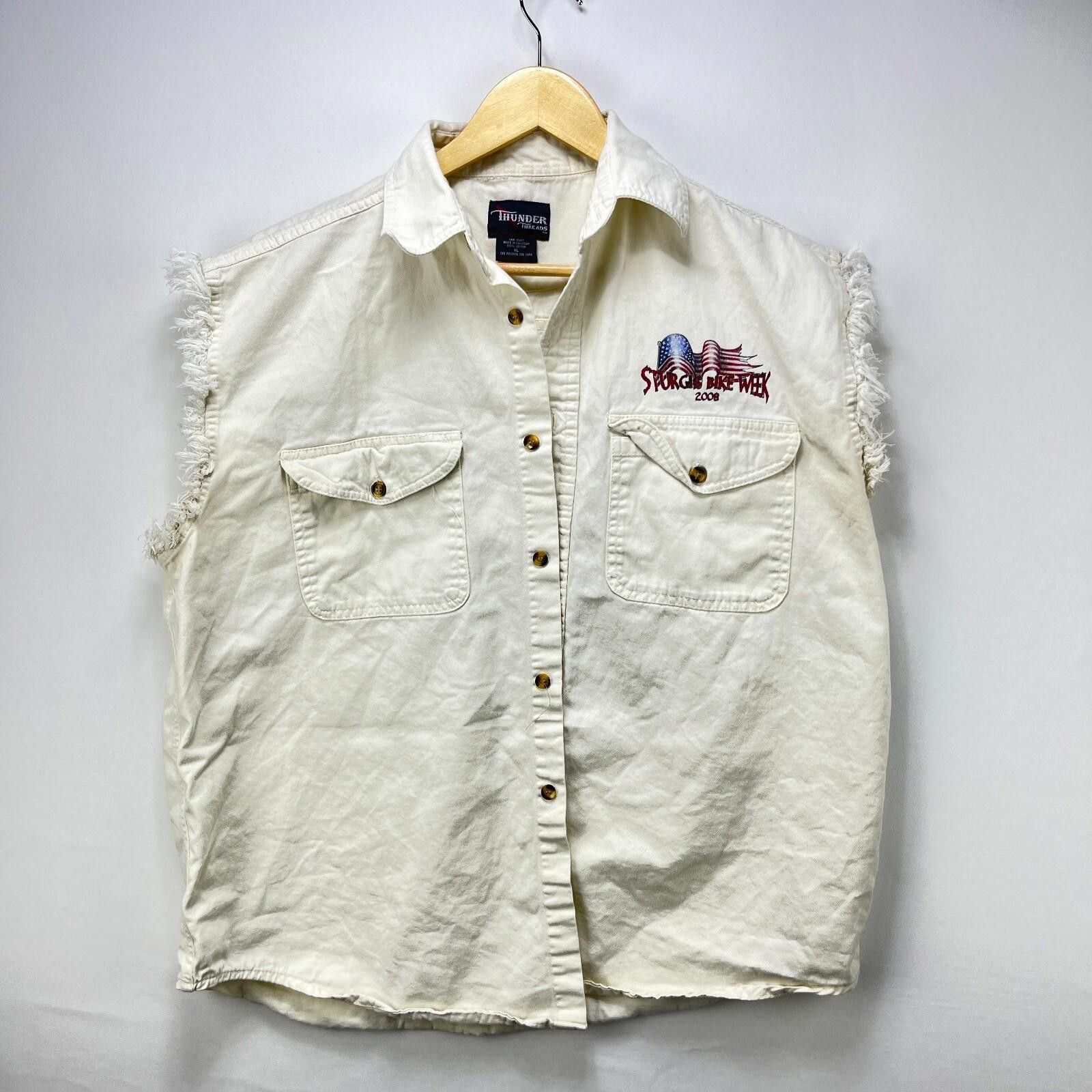 Harley Davidson Vintage Y2K Sturgis Bike Week Harley Flames Shirt XL Size US XL / EU 56 / 4 - 4 Thumbnail