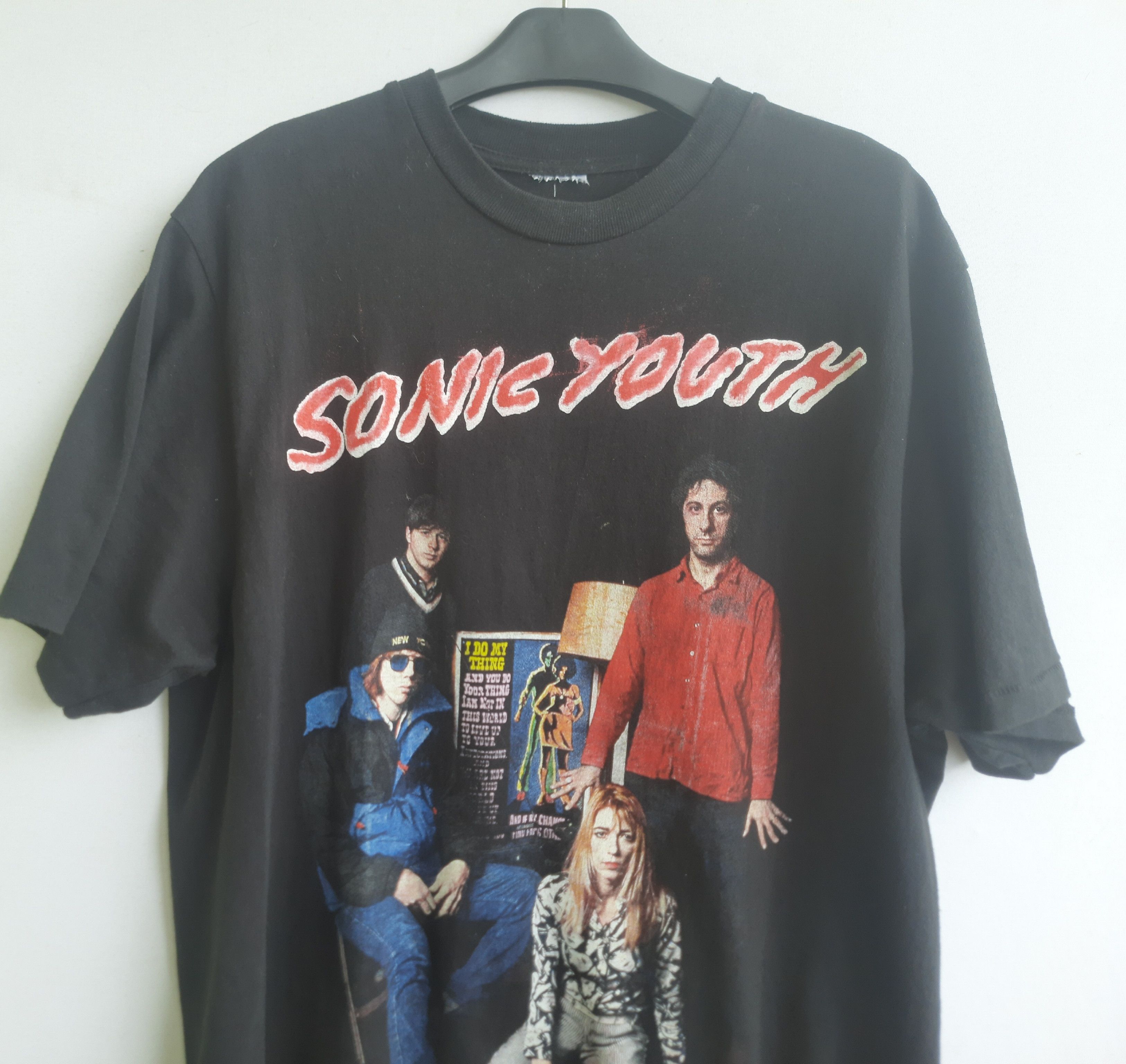 Band Tees Sonic Youth Duncetetia Tour Fans Made T-Shirt Size US XL / EU 56 / 4 - 3 Thumbnail