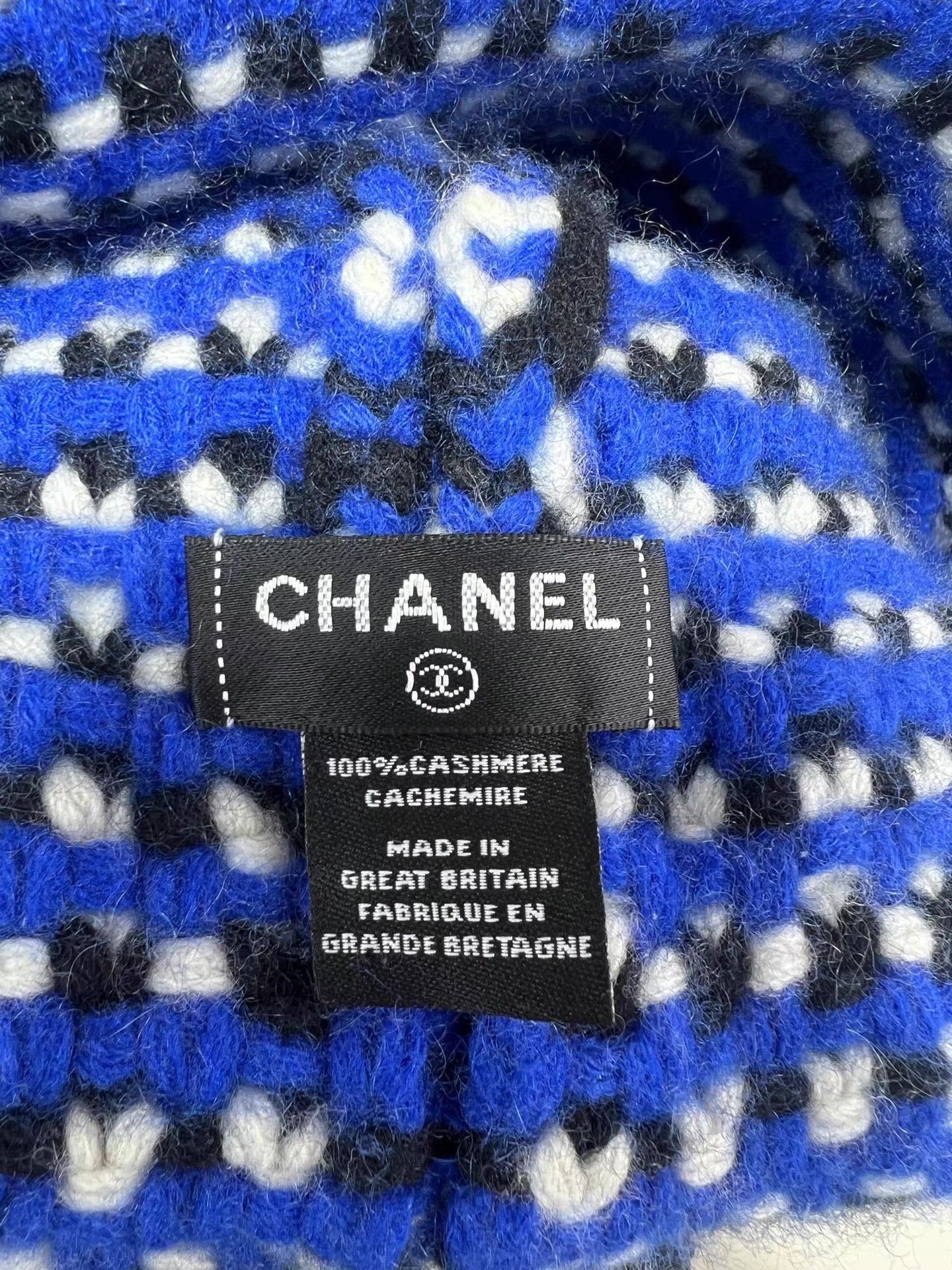 Chanel CHANEL Woven Cashmere Beanie (One Size) Size ONE SIZE - 7 Thumbnail