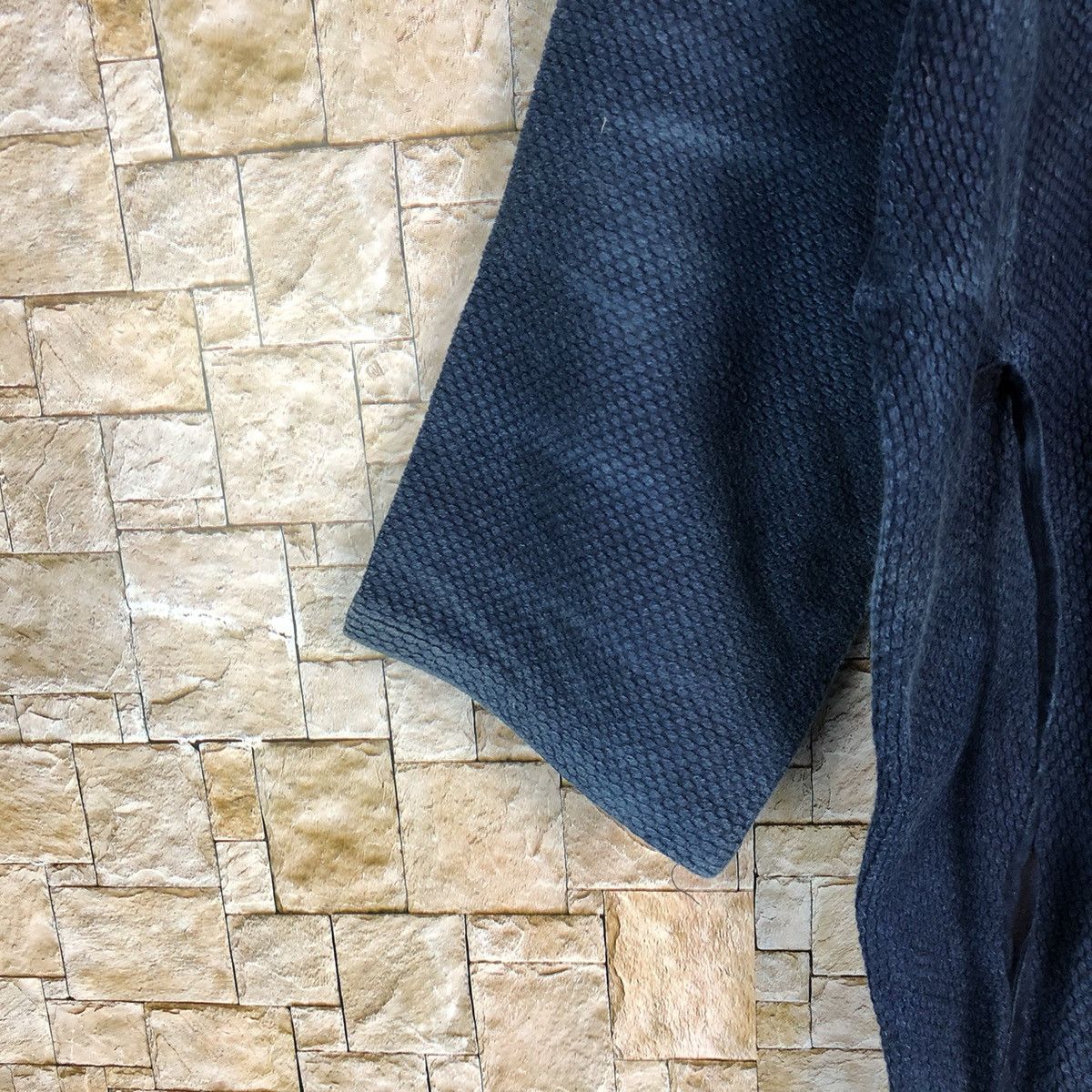 Indigo Japan indigo vintage Dark Blue Kimono cardigan #A568 Size US L / EU 52-54 / 3 - 7 Thumbnail