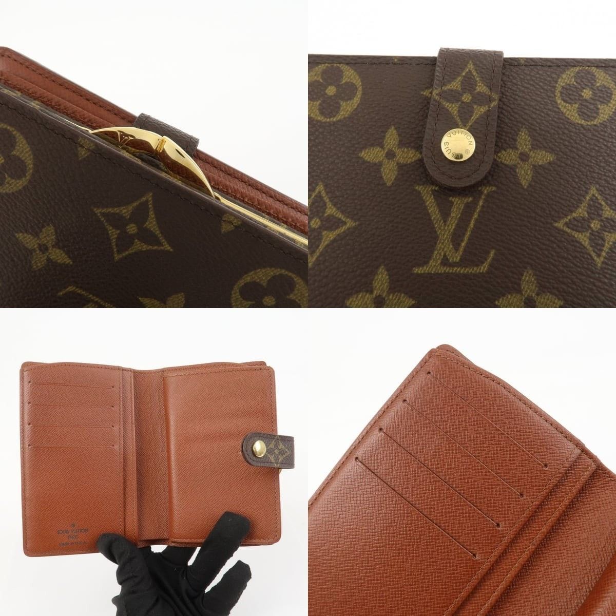 Louis Vuitton Louis Vuitton Monogram Porte Monnaie Billets Viennois Wallet Size ONE SIZE - 6 Thumbnail