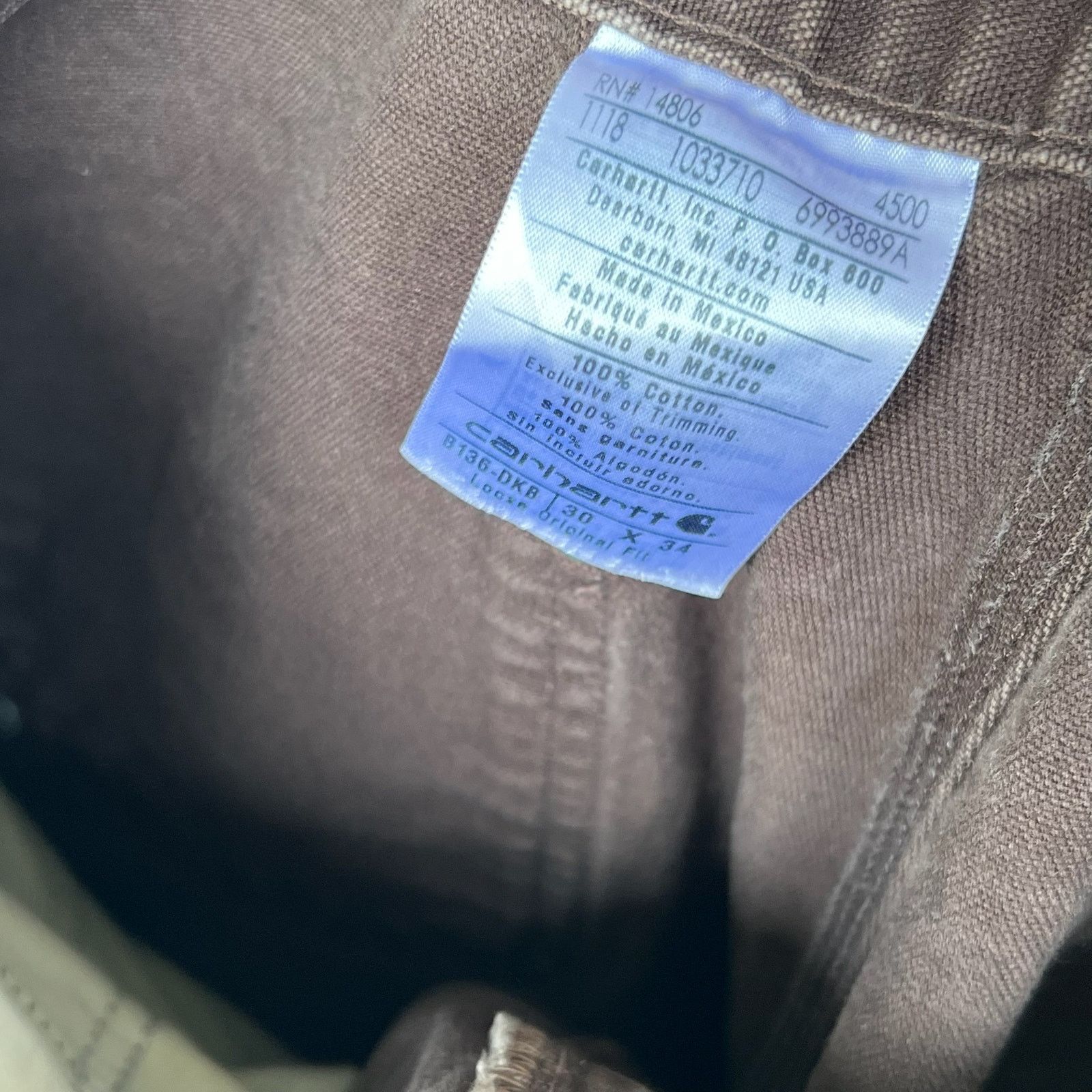 Carhartt × Vintage Carhartt faded brown double knee work wear carpenter pants Size US 29 - 7 Thumbnail