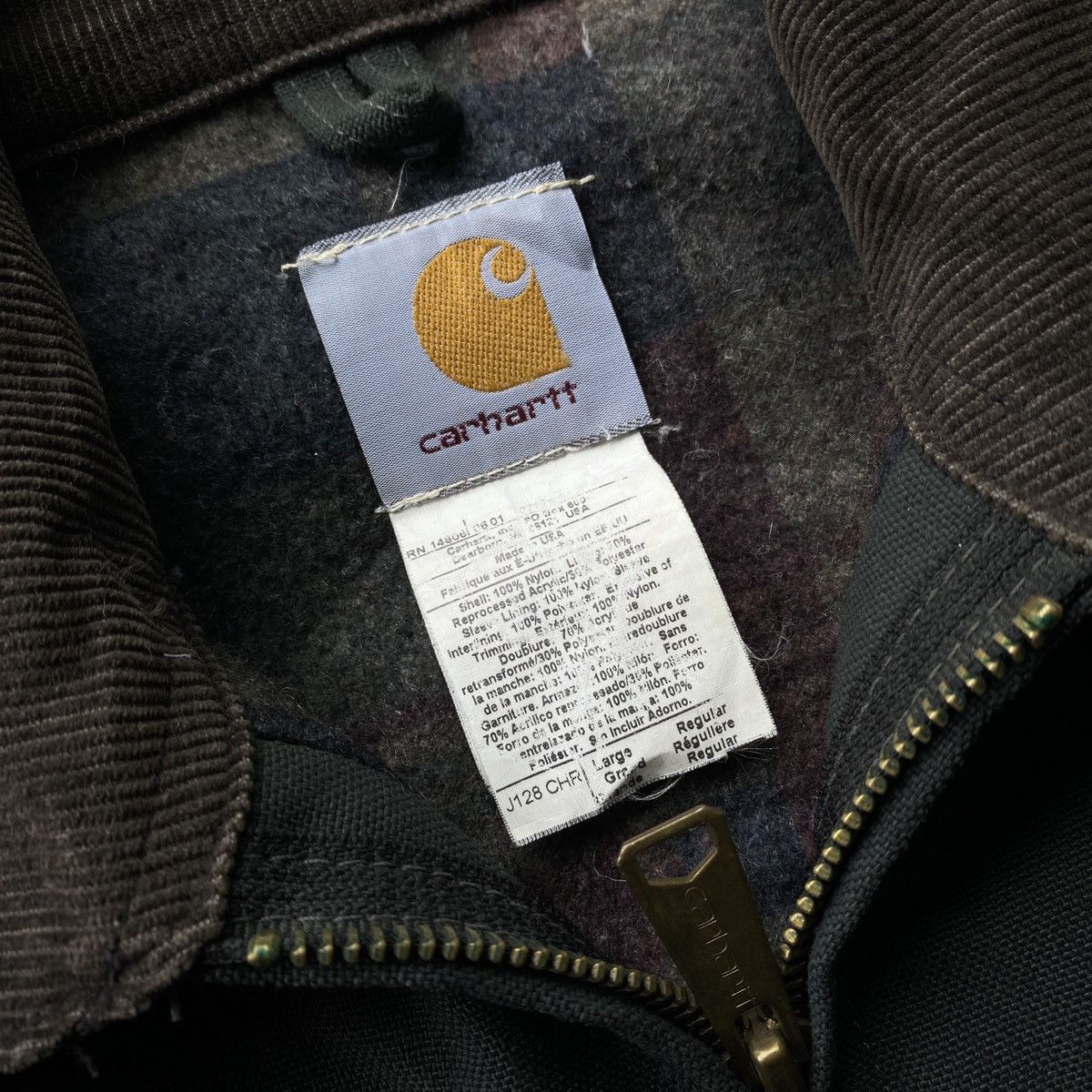 Carhartt VINTAGE CARHARTT DETROIT J128 CHARCOAL Size US L / EU 52-54 / 3 - 4 Thumbnail