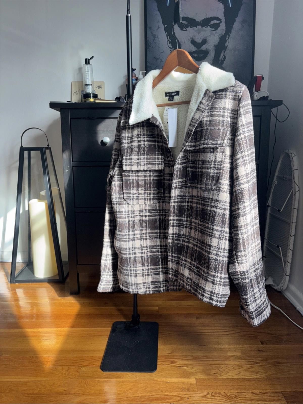Pacsun Pacsun Sample Sherpa Lined Over Shirt Medium Shacket Size US M / EU 48-50 / 2 - 3 Thumbnail