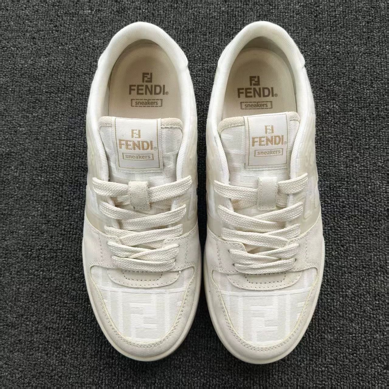 Fendi Fendi Off-White All Over Print Sneakers 42 99 New Size US 9 / EU 42 - 2 Thumbnail