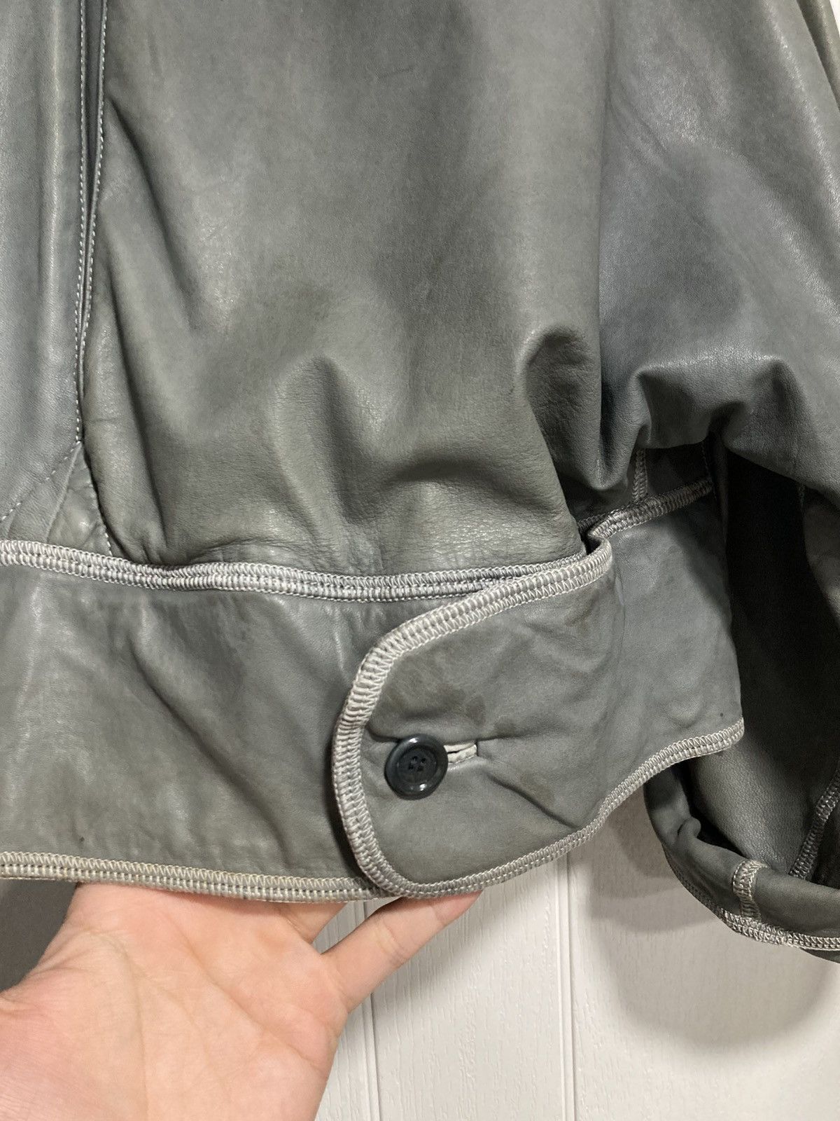 Marni 2000s Marni Gasmask Cropped Leather Jacket Size US S / EU 44-46 / 1 - 12 Thumbnail