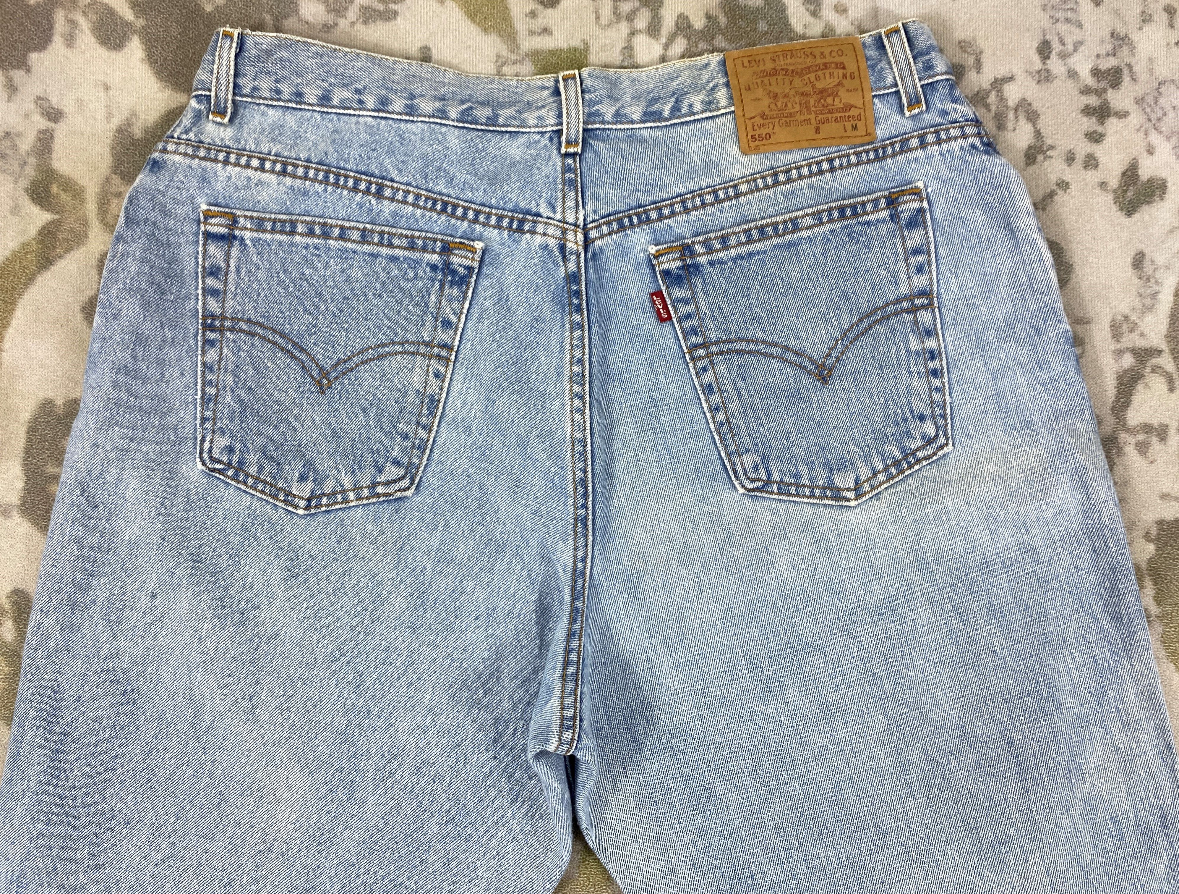 Levi's Mid Blue Vintage Levi's 550 Jeans 36x30.5 Denim -SJ039 Size US 36 / EU 52 - 4 Thumbnail