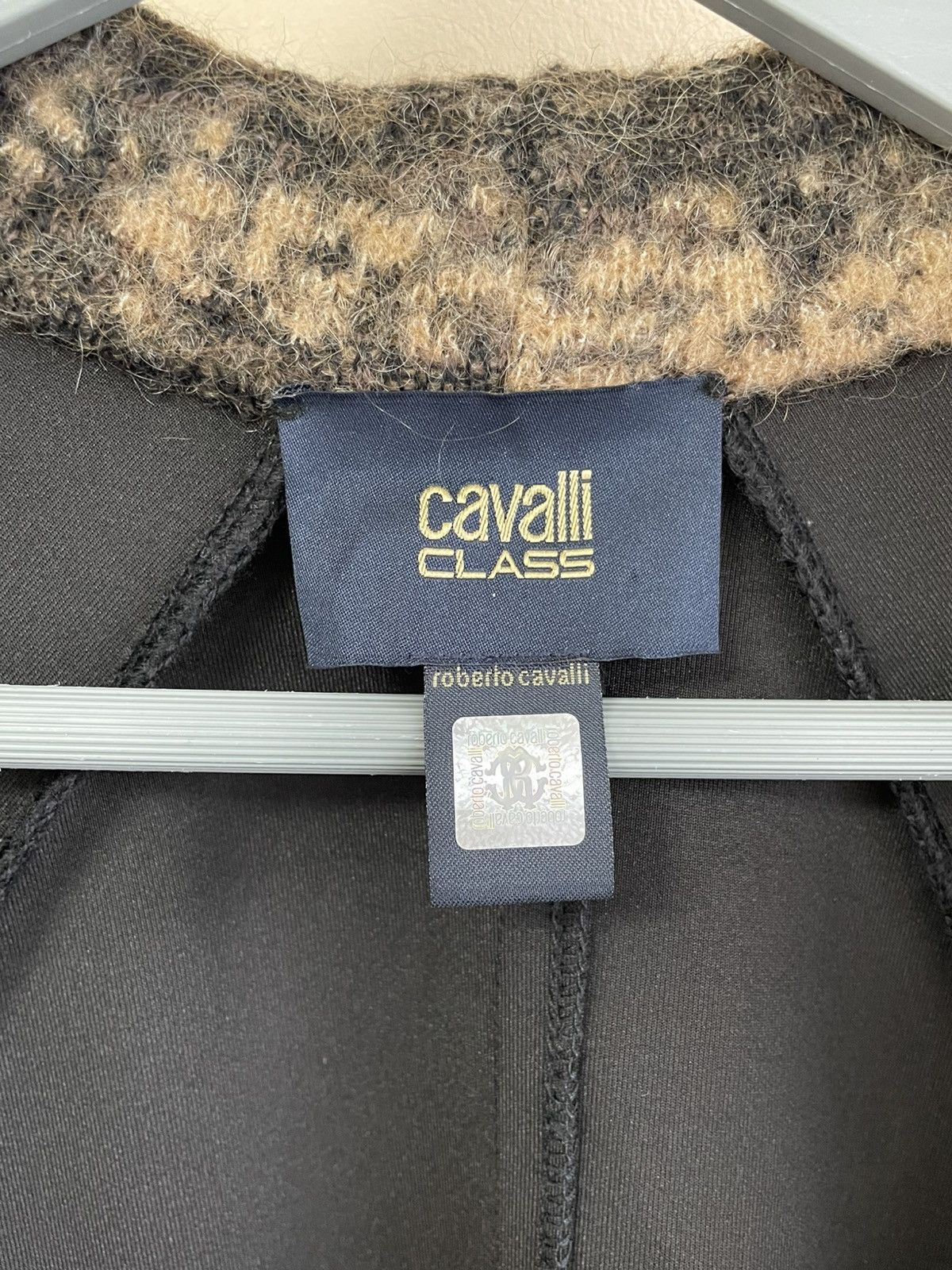 Cavalli Class Vintage Roberto Cavalli Class Women's Mohair Wool Coat Size S / US 4 / IT 40 - 7 Thumbnail