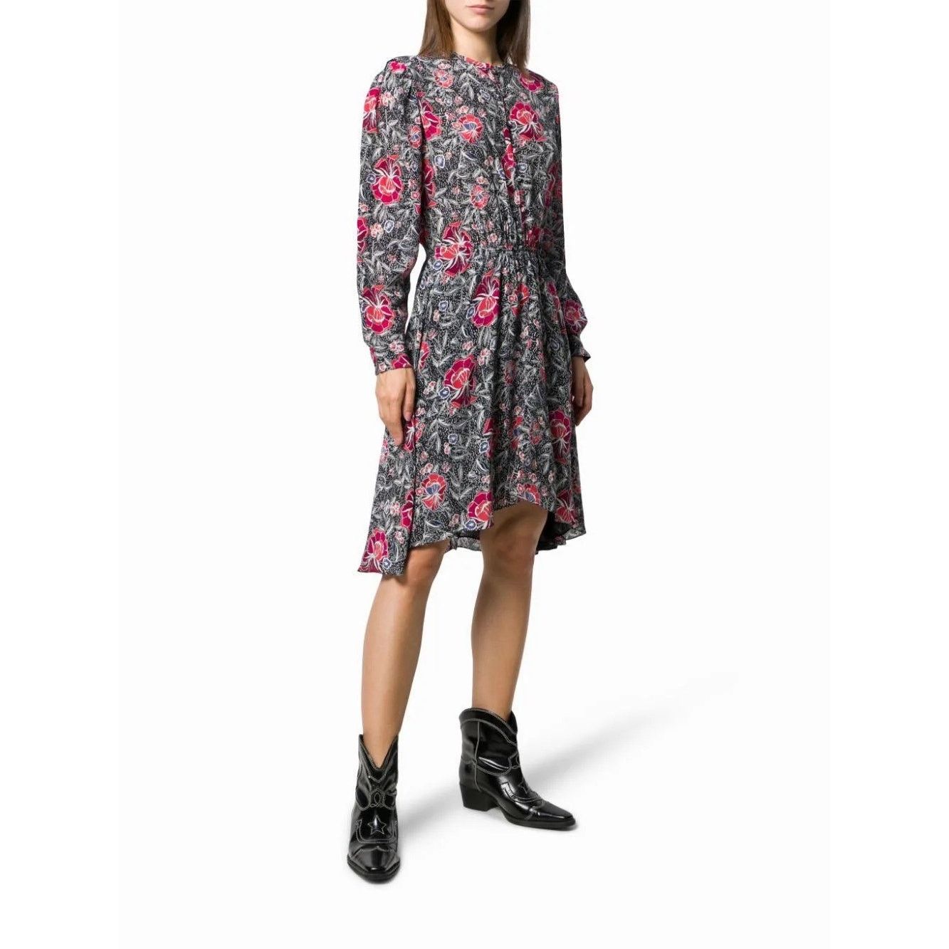 Isabel Marant Isabel Marant Etoile Dress Sz 38/ 6 Yandra Silk Floral Dress Size M / US 6-8 / IT 42-44 - 1 Thumbnail