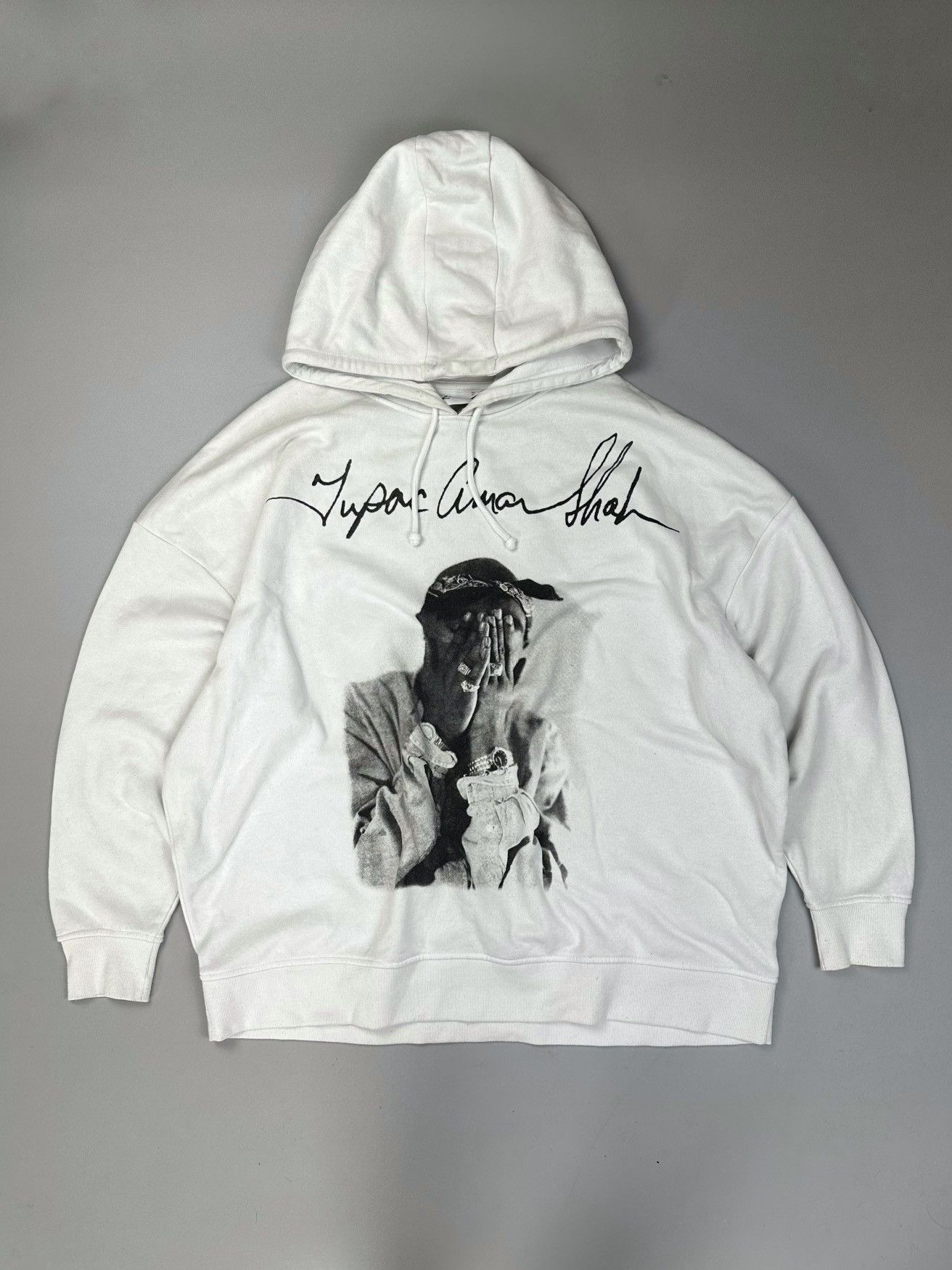 Band Tees × Rap Tees × Vintage 2Pac Vintage Oversized Hoodie Bog Logo Size US L / EU 52-54 / 3 - 1 Thumbnail