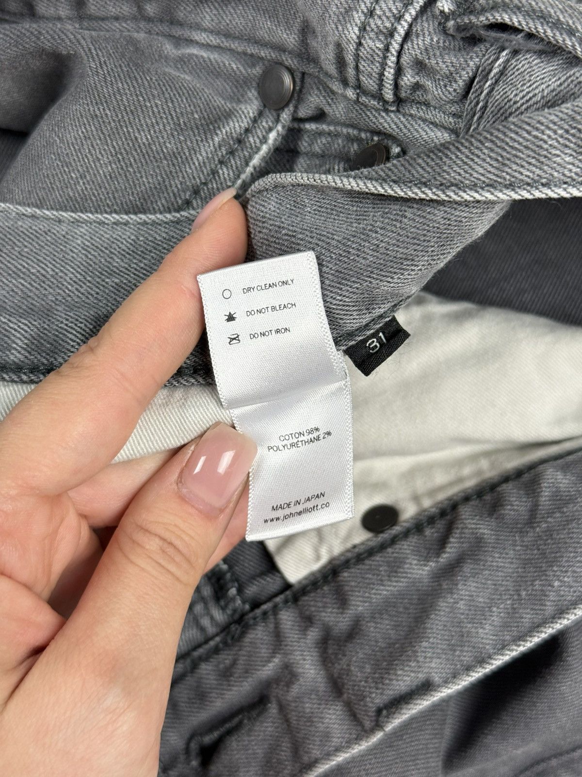 John Elliott John Elliott Men’s Distressed Denim Skinny Jeans Size 31 Size US 31 - 18 Thumbnail