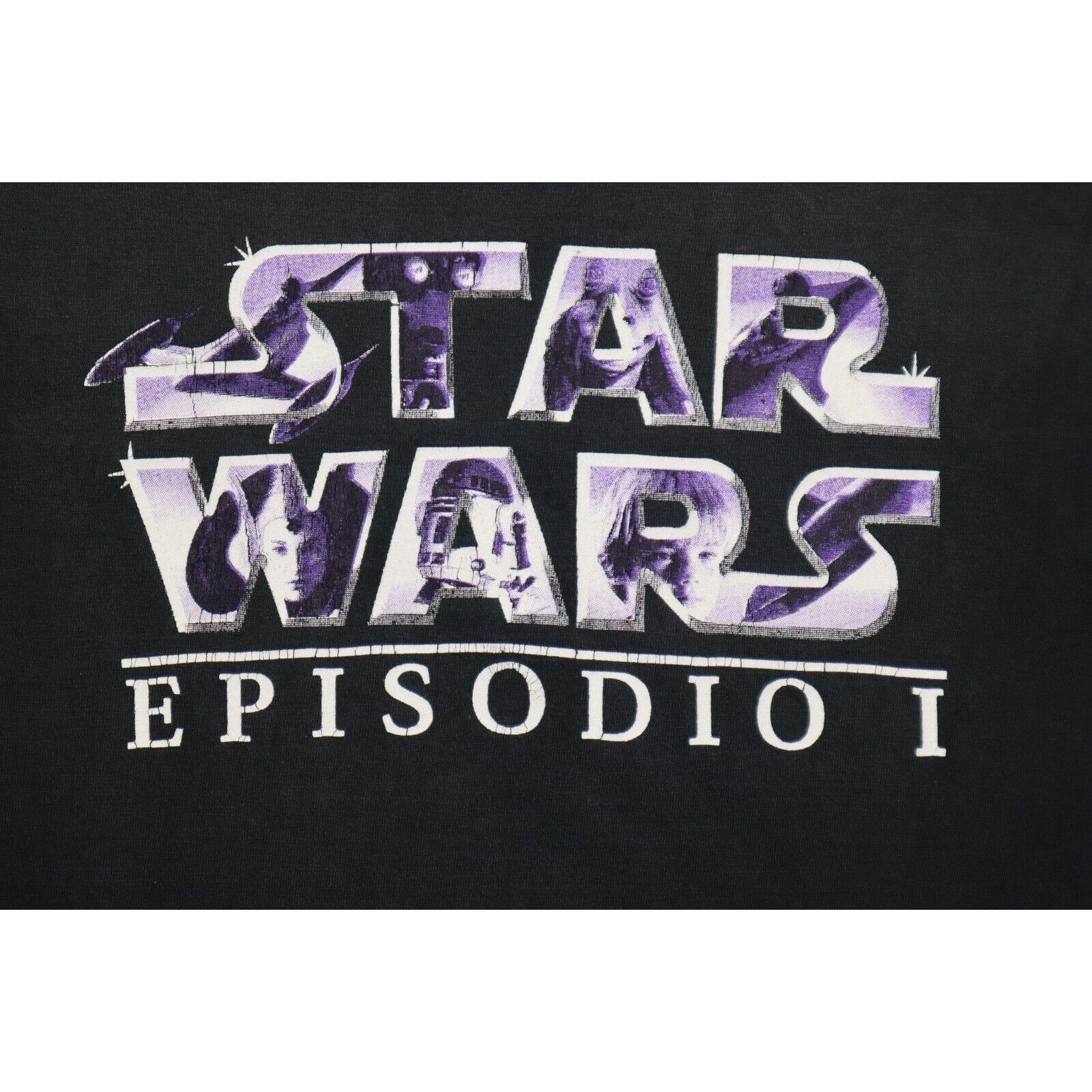 Vintage Vintage 90s Star Wars Episode 1 Phantom Menace T Shirt Sz L Size US L / EU 52-54 / 3 - 7 Thumbnail