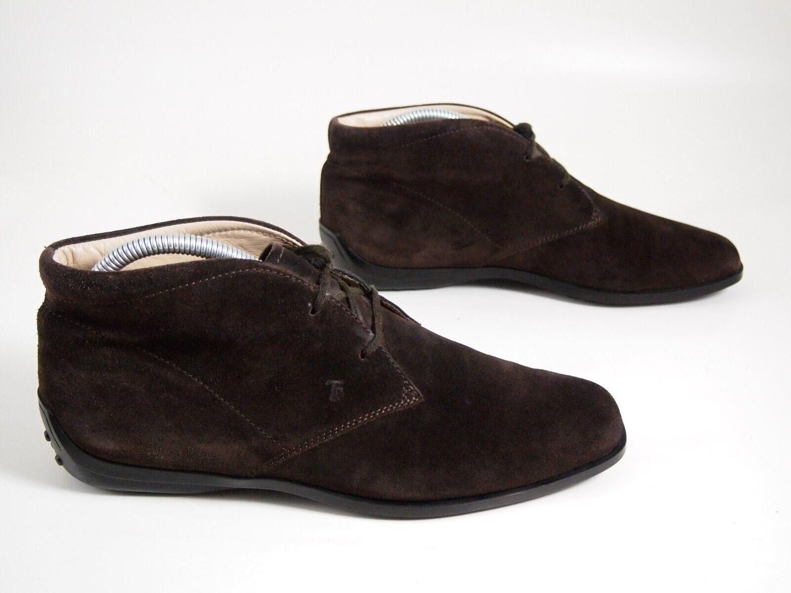 Tod's TOD's Chukka Boots Brown Suede Womens US 39 EU 9 $620 Size US 9 / IT 39 - 4 Thumbnail